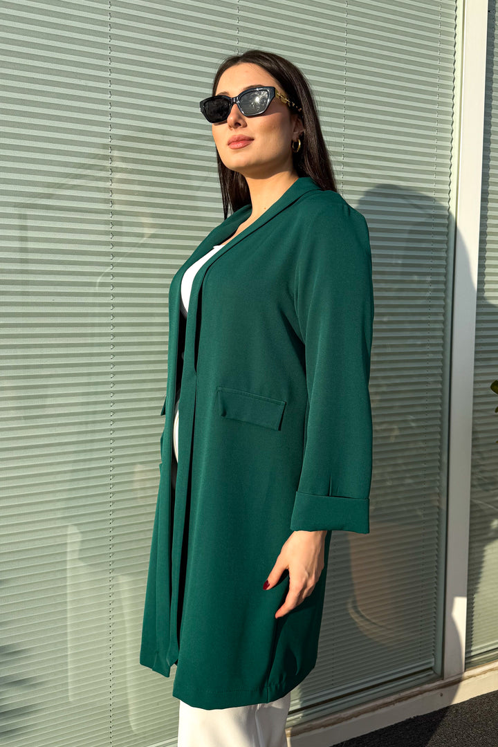 MPL Women's Plus Size Long Jacket 2335 - Inca