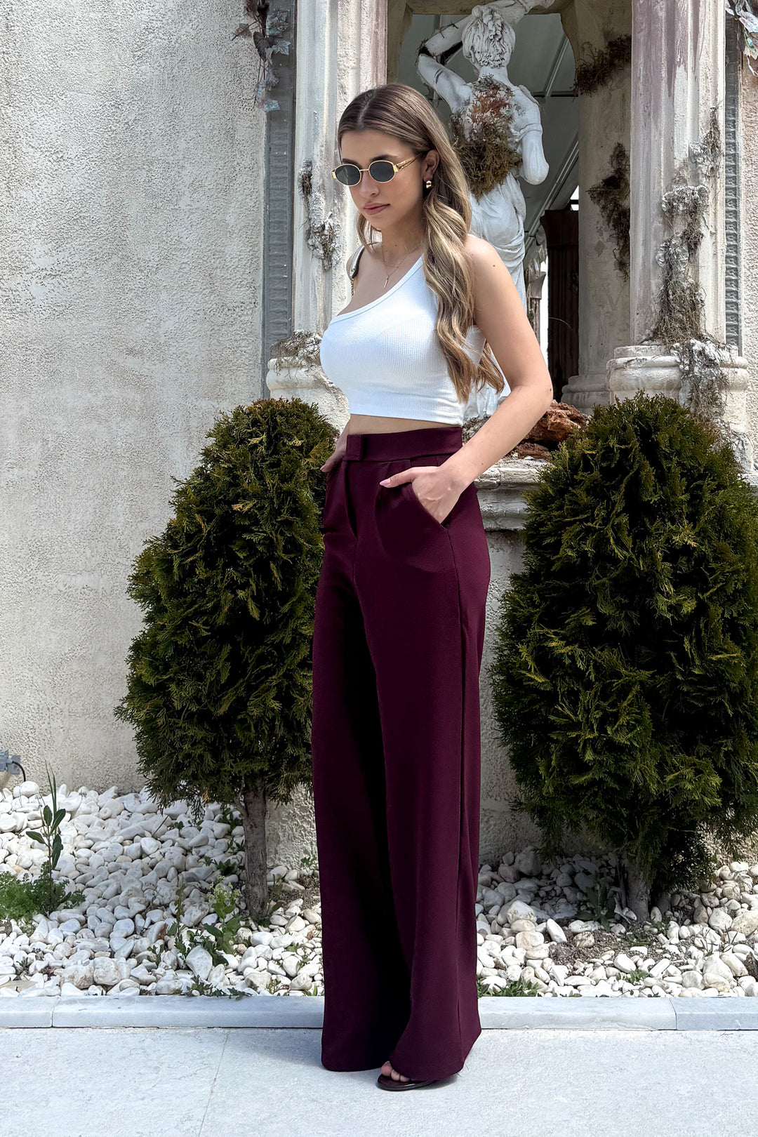 MPL Woman Striped Palazzo Pants 2995 - St. Augustine