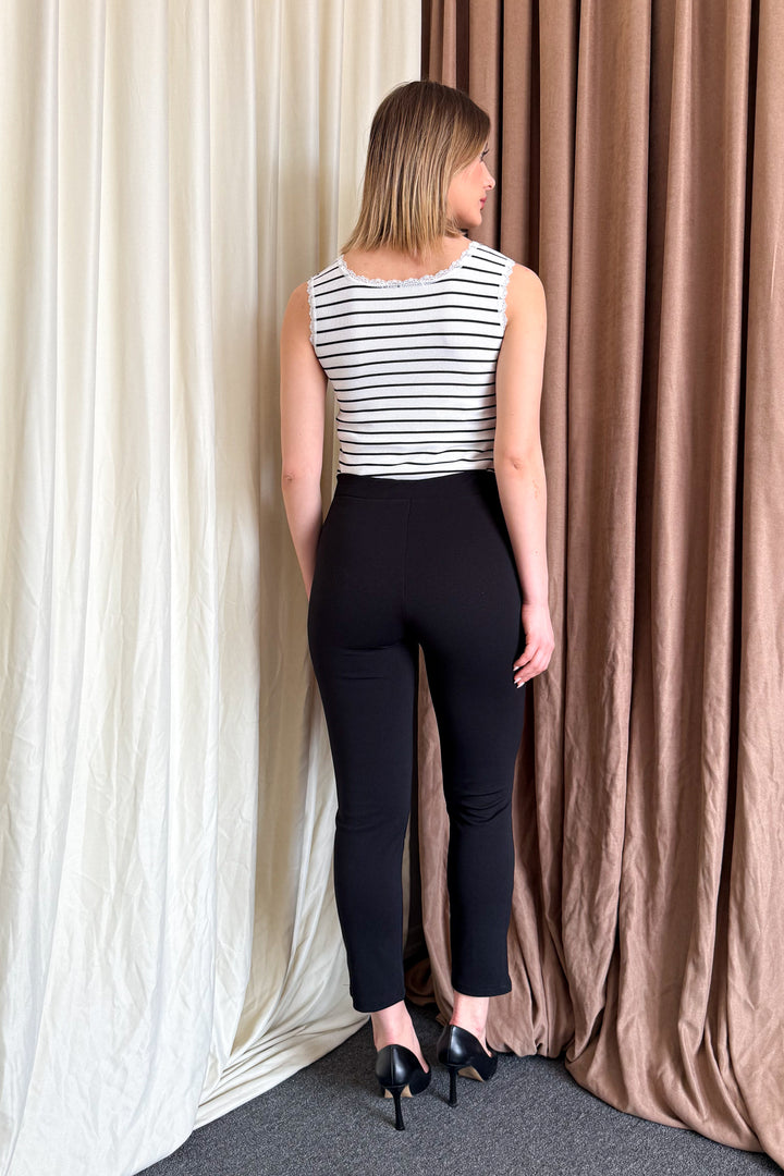 MPL Woman Crepe Carrot Leg Pants 3857 - Toledo