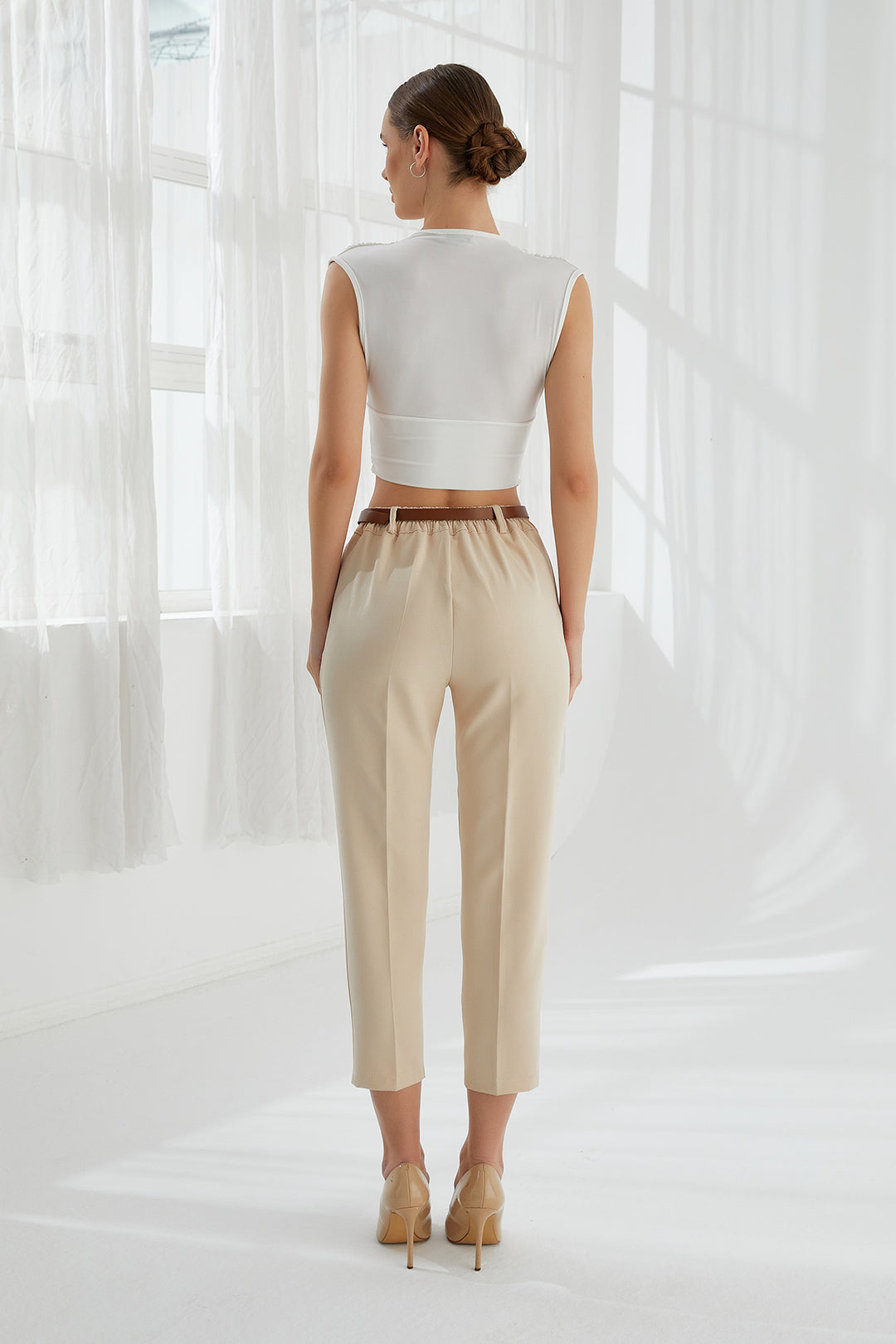 MPL Woman Slim Fit High Waist Pants 4577 - Manacor