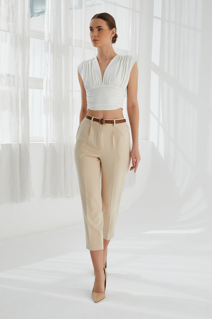 MPL Woman Slim Fit High Waist Pants 4577 - Manacor