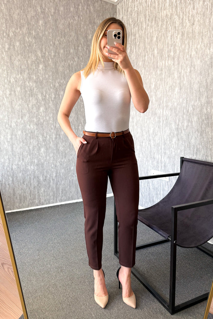 MPL Woman Slim Fit High Waist Pants 4577 - Modugno