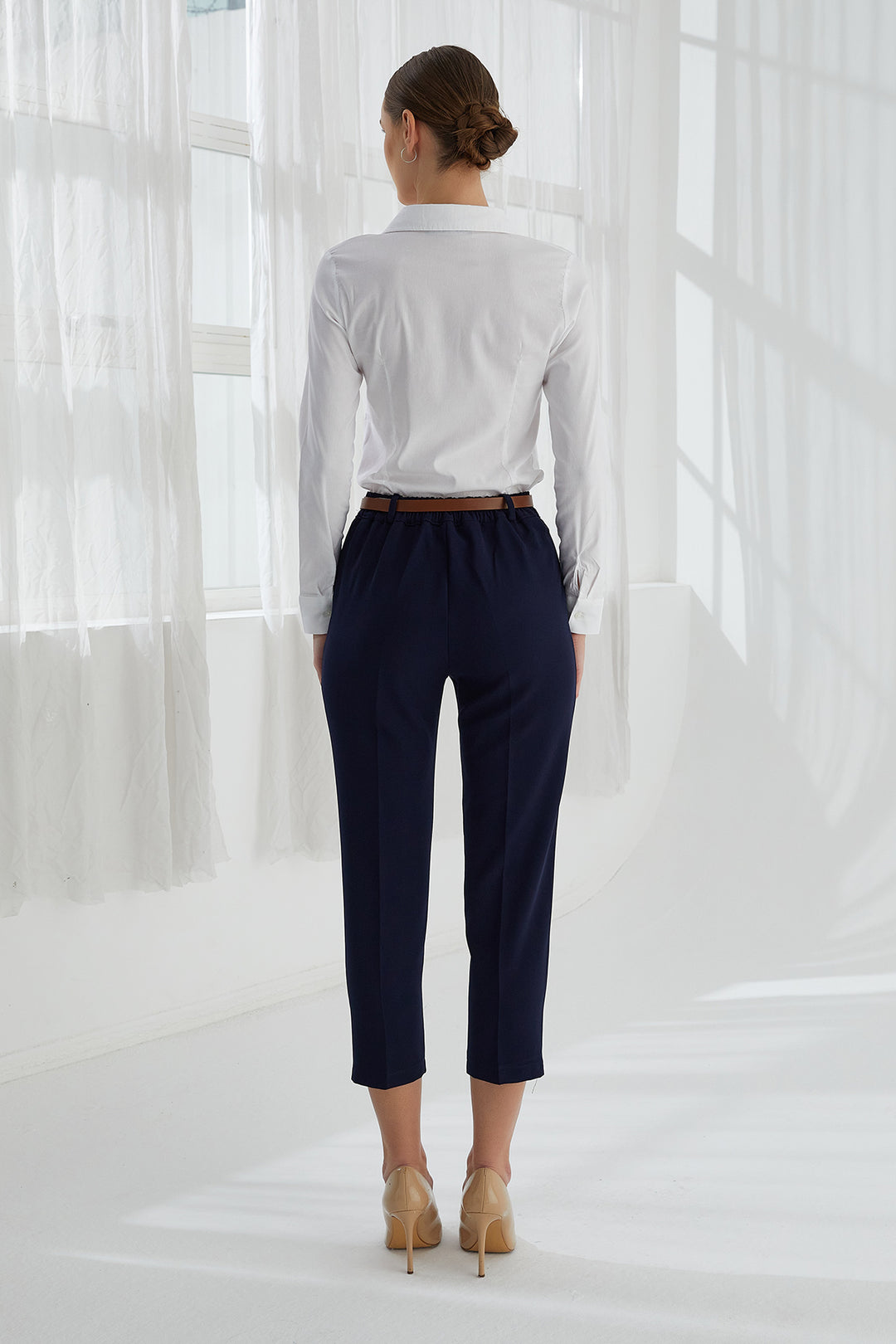MPL Women's Slim Fit High-Waisted Pants 4577 - Cosamaloapan