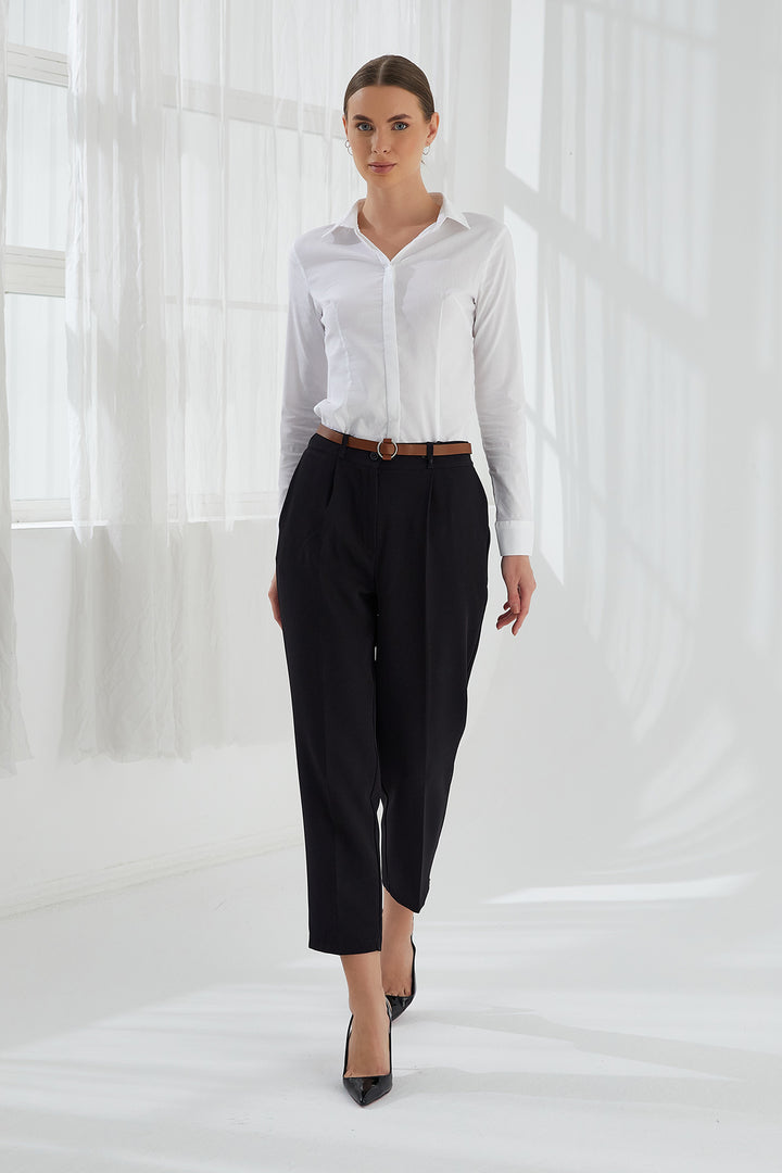 MPL Woman Slim Fit High Waist Pants 4577 - Columbia