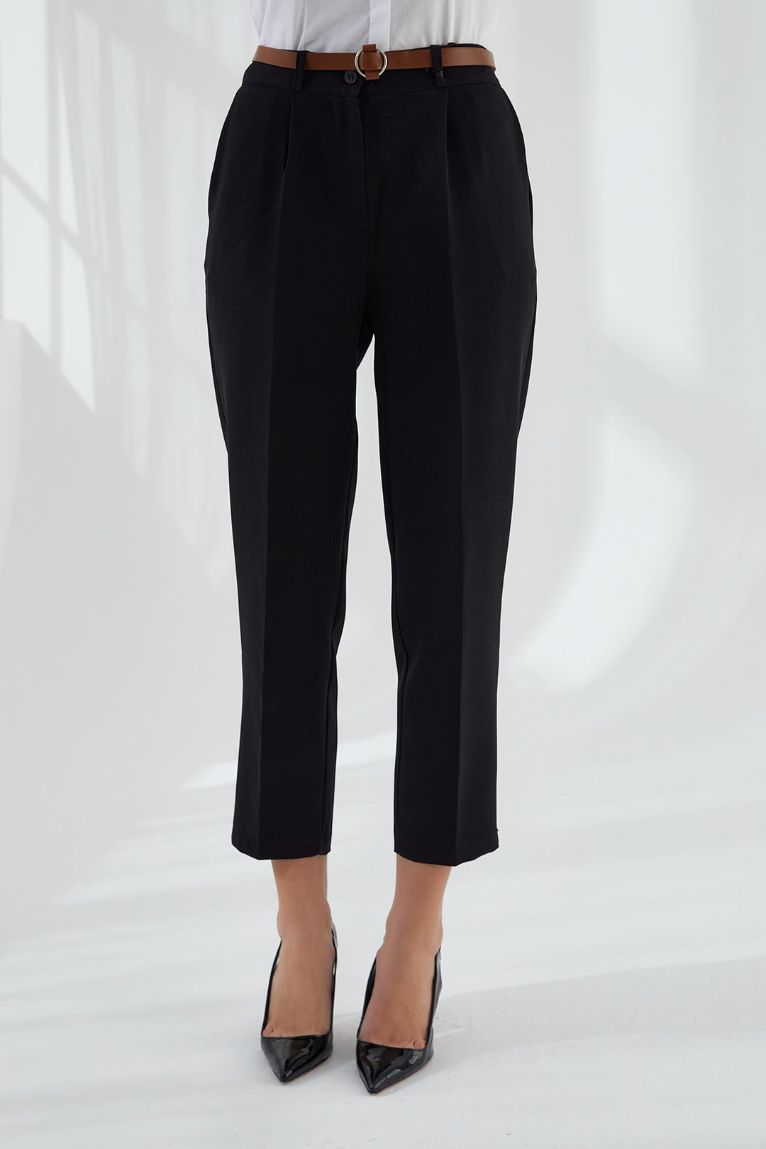 MPL Woman Slim Fit High Waist Pants 4577 - Columbia