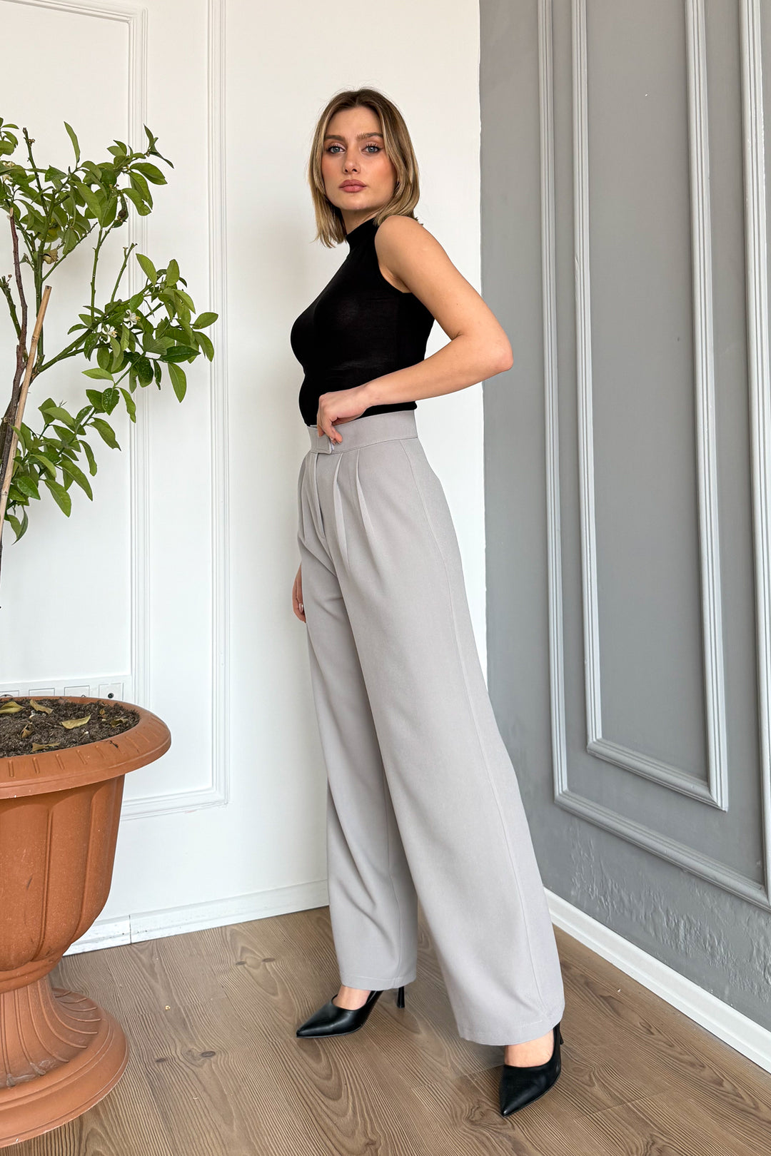 MPL Woman Palazzo Pants 6655 - Sesto Fiorentino
