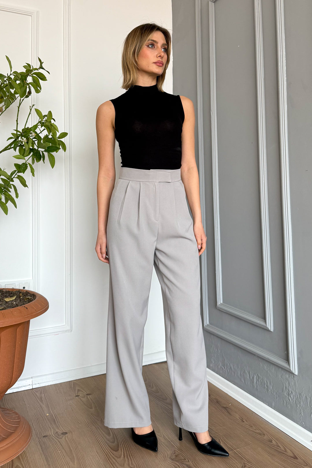 MPL Woman Palazzo Pants 6655 - Sesto Fiorentino