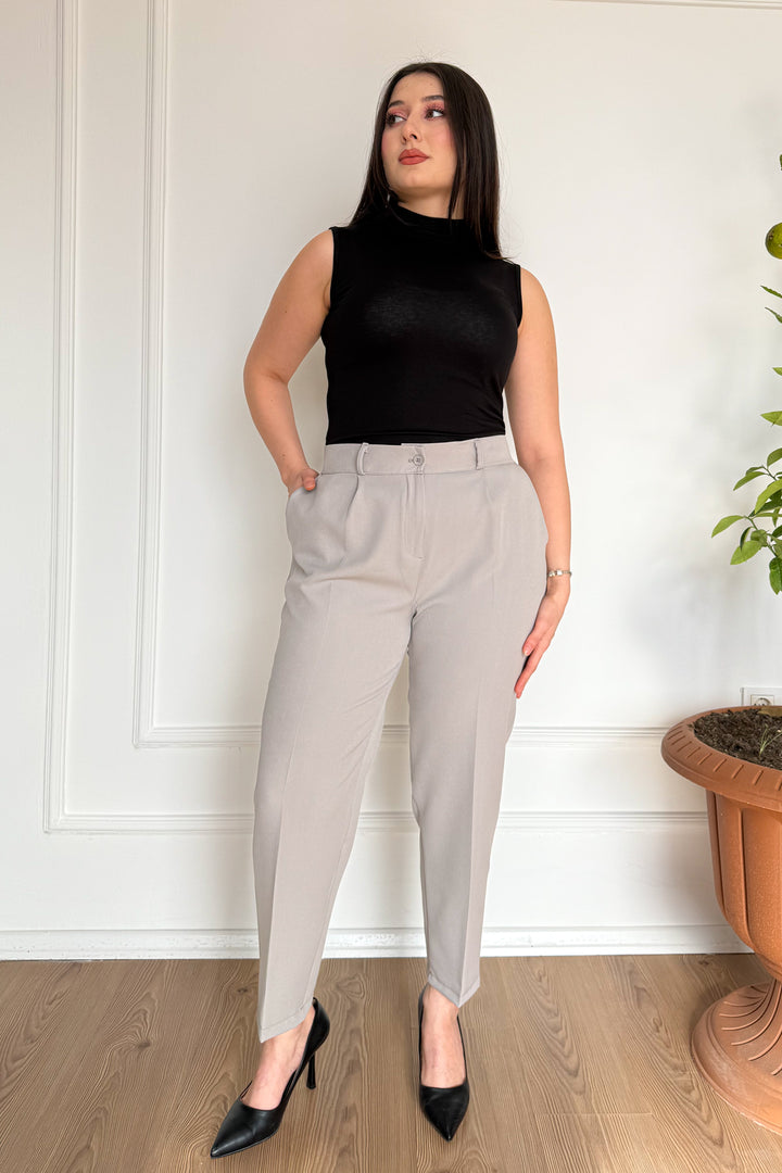 MPL Woman Battal Buttoned Trousers 7730 - Metairie