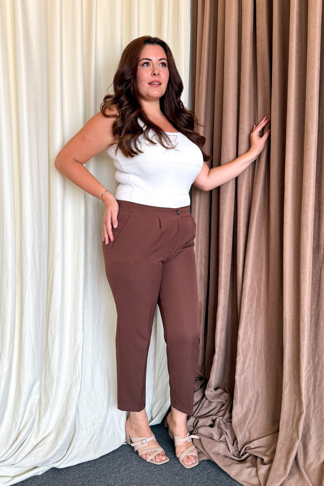MPL Woman Battal Buttoned Trousers 7730 - Mansfield