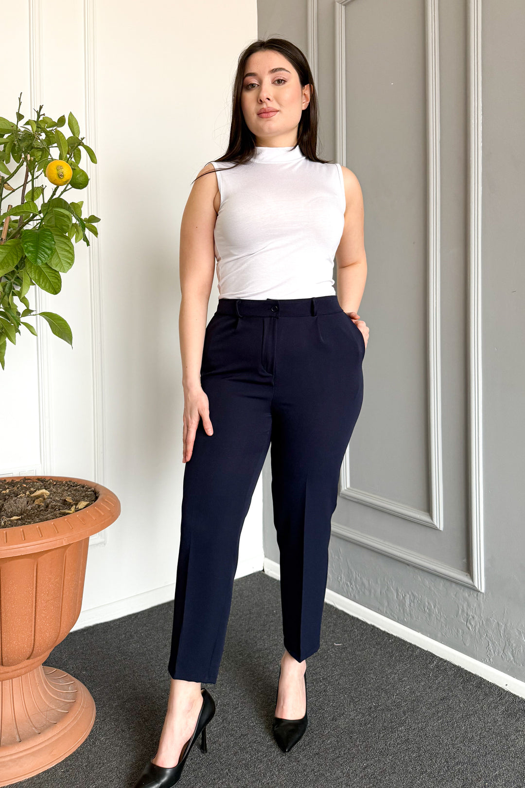 MPL Woman Battal Buttoned Trousers 7730 - Lakewood Ranch