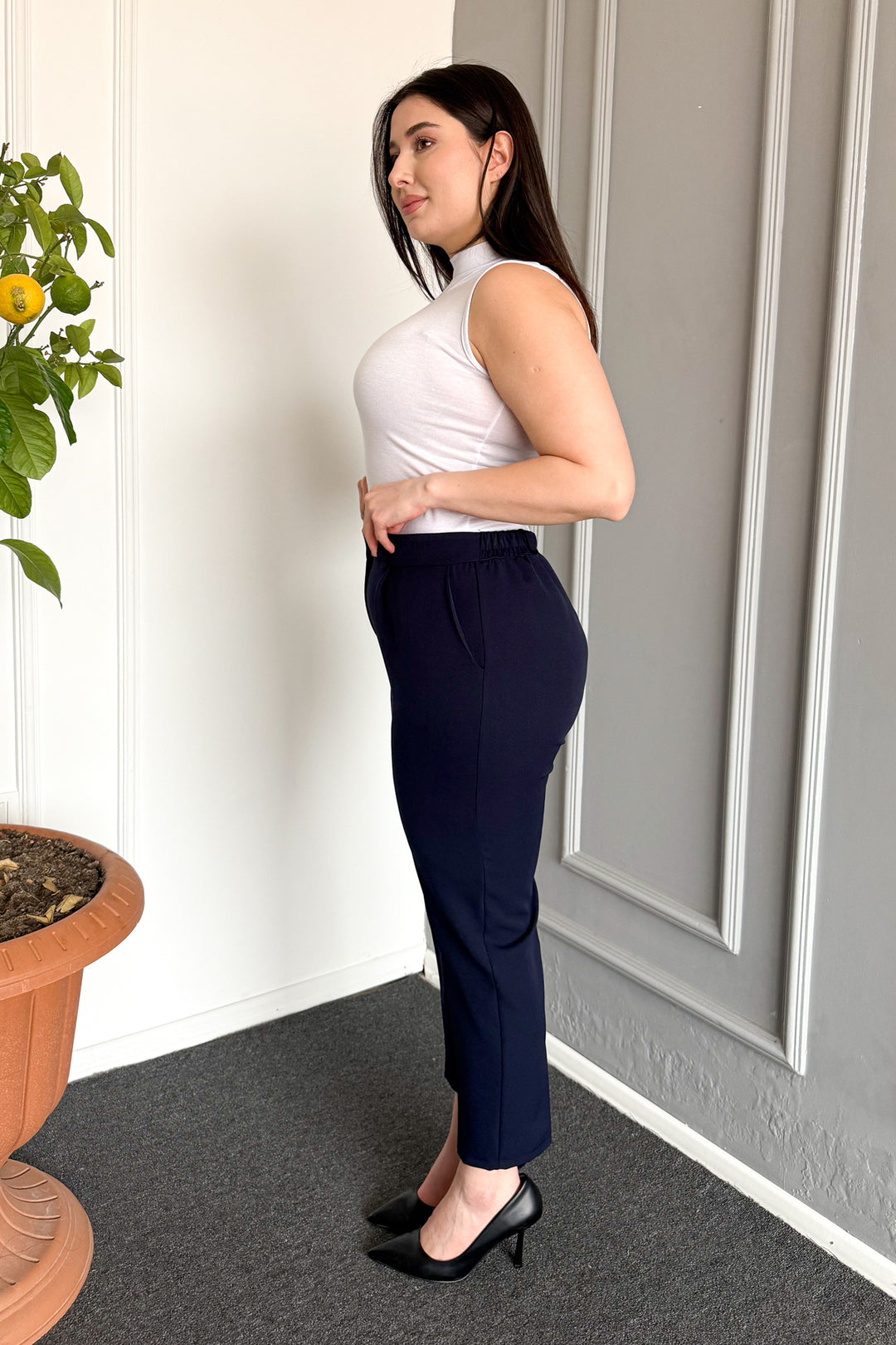 MPL Woman Battal Buttoned Trousers 7730 - Lakewood Ranch