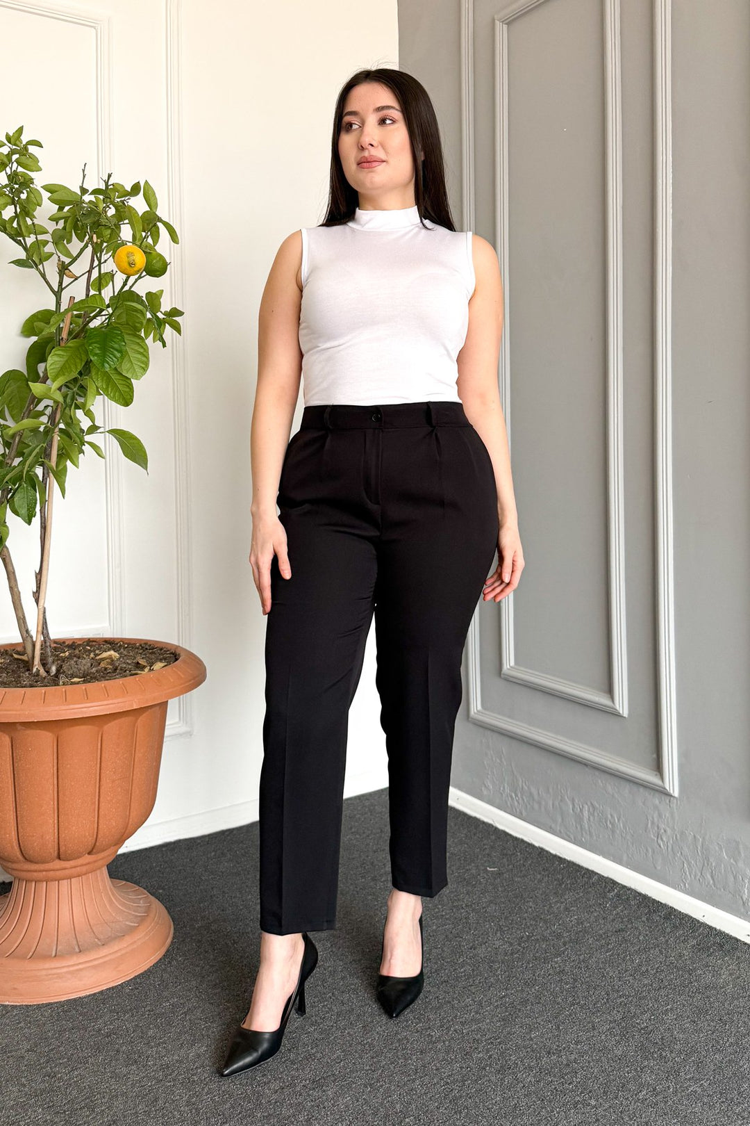 MPL Woman Battal Buttoned Trousers 7730 - El Pueblito