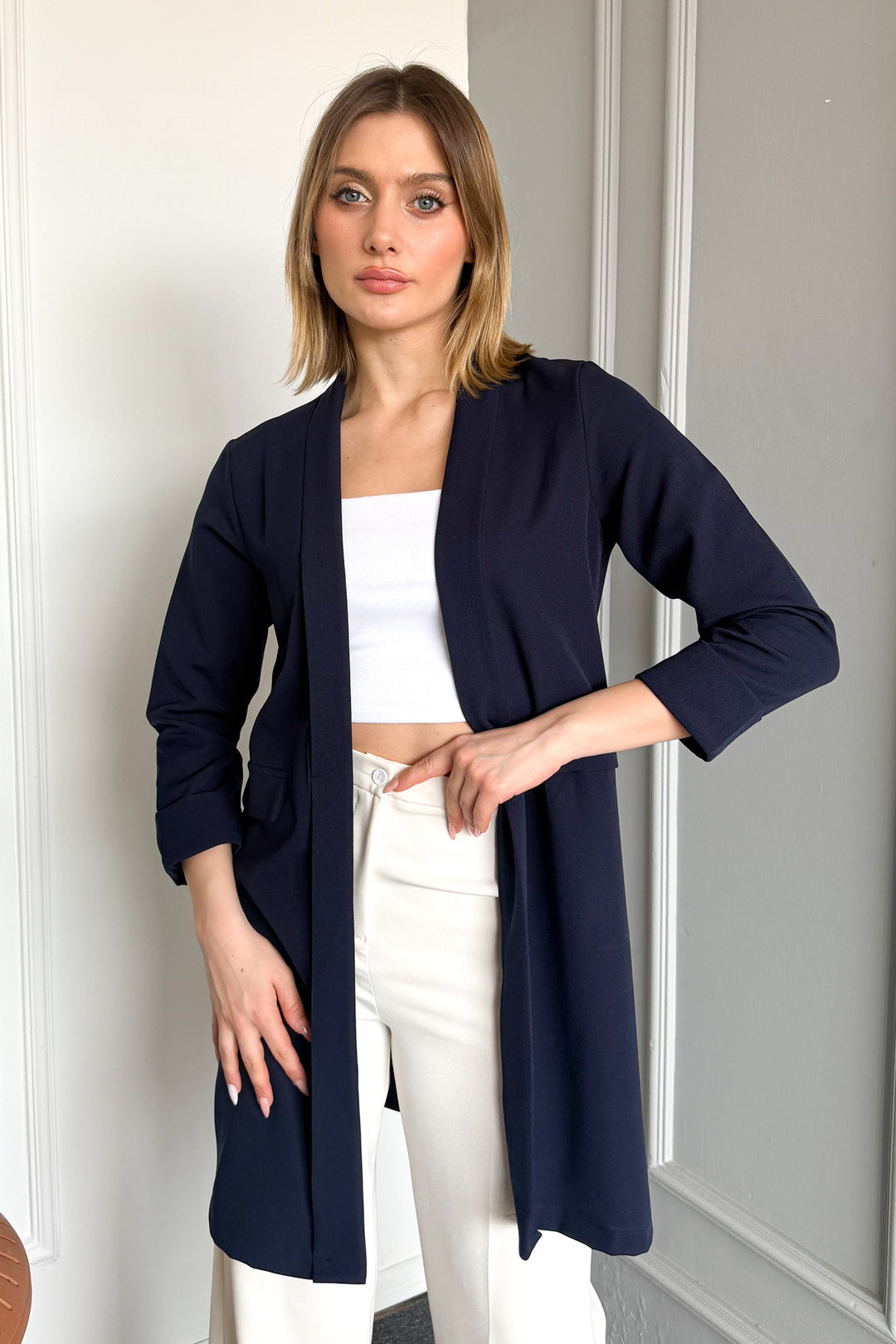 MPL Woman Long Coat 9191 - Bordeaux