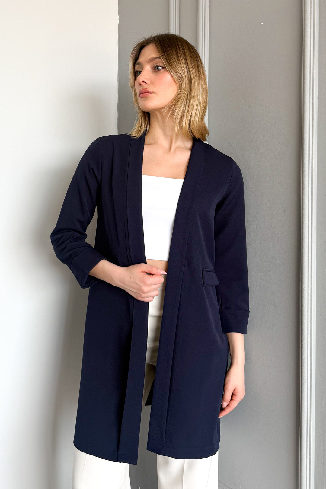 MPL Woman Long Coat 9191 - Bordeaux