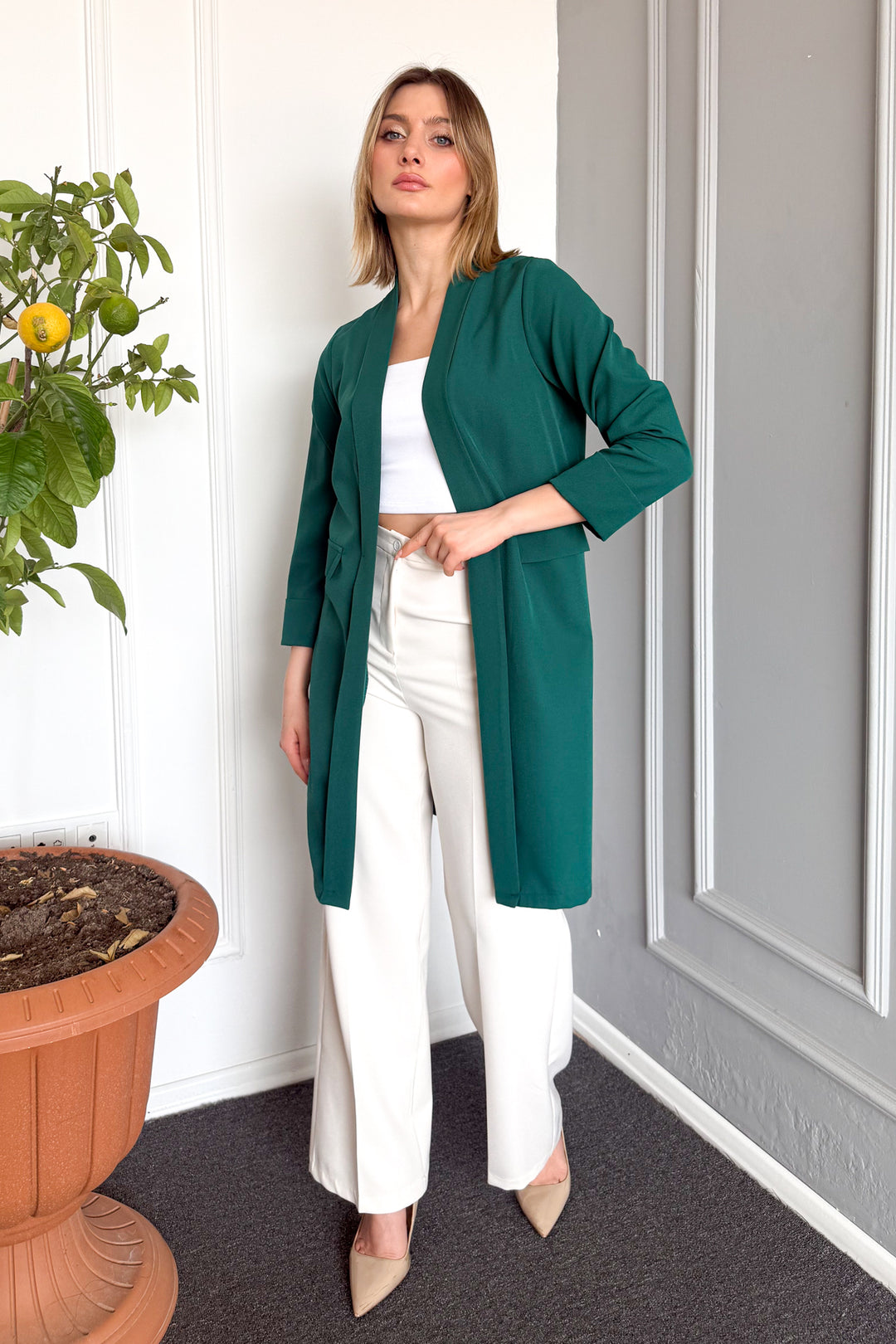 MPL Woman Long Coat 9191 - Hervey Bay
