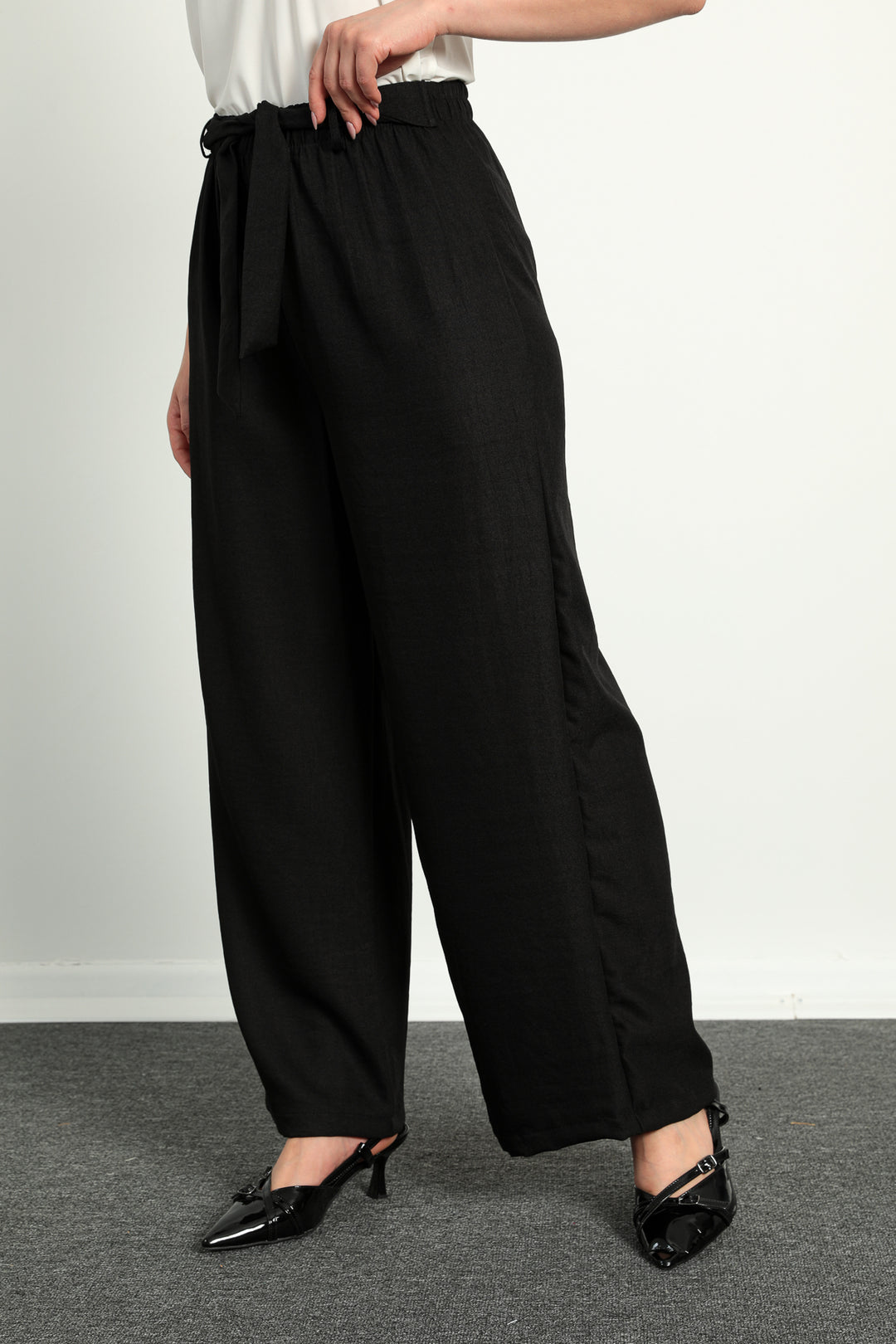 MPL Women's Belted Palazzo Pants - Broken Arrow