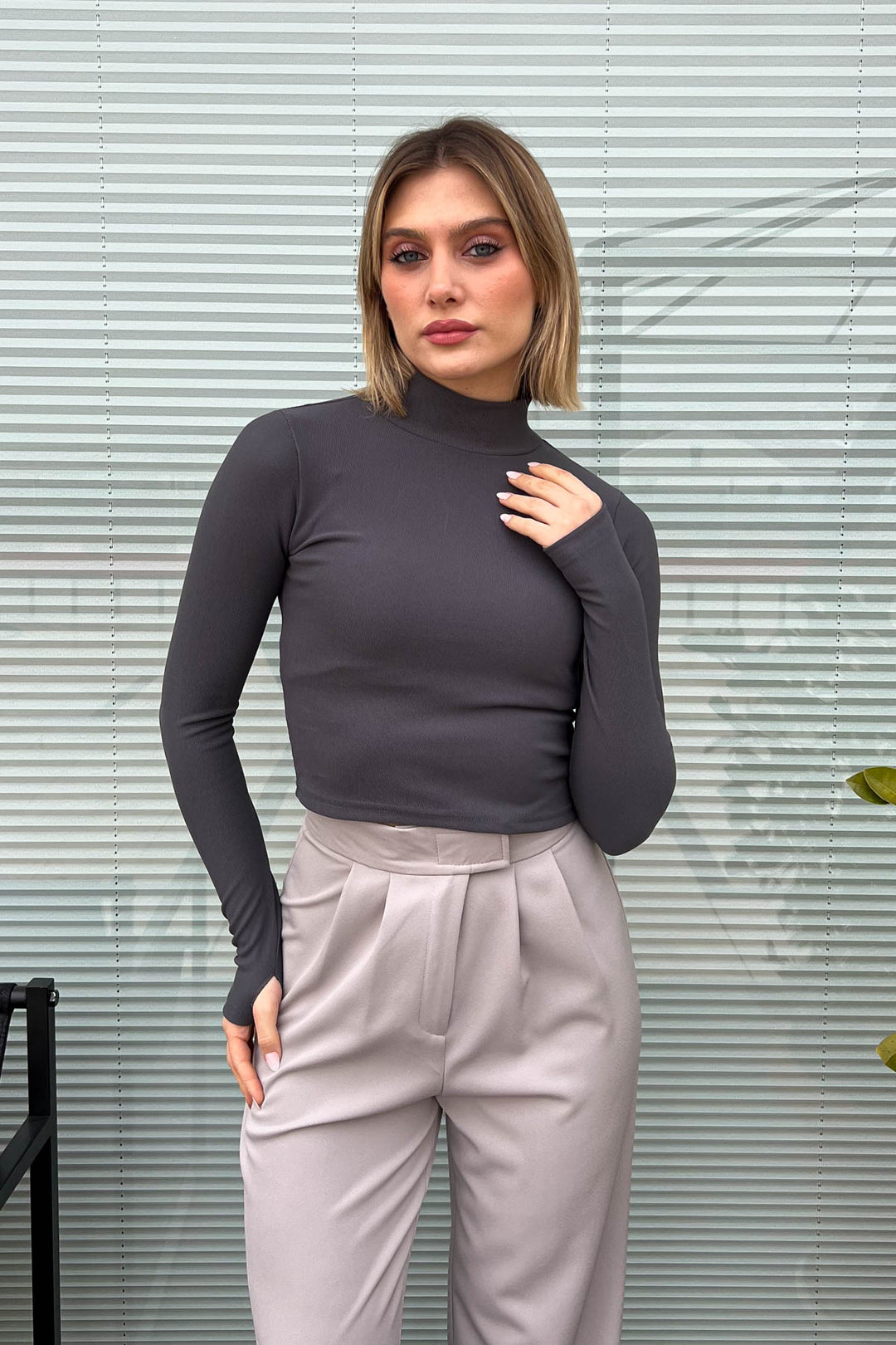 MPL Woman Fisherman Collar Long Sleeve Bodysuit 2166 - Whitby