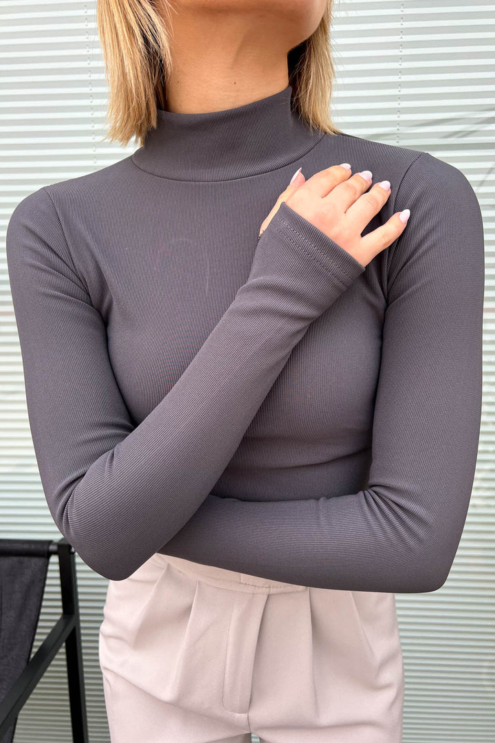MPL Woman Fisherman Collar Long Sleeve Bodysuit 2166 - Whitby