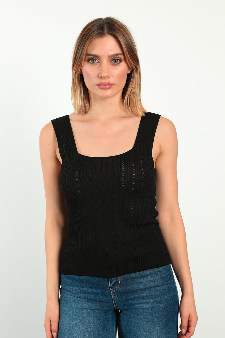 MPL Women's Square Neck Knit Tank Top 5261 - San Juan de los Lagos