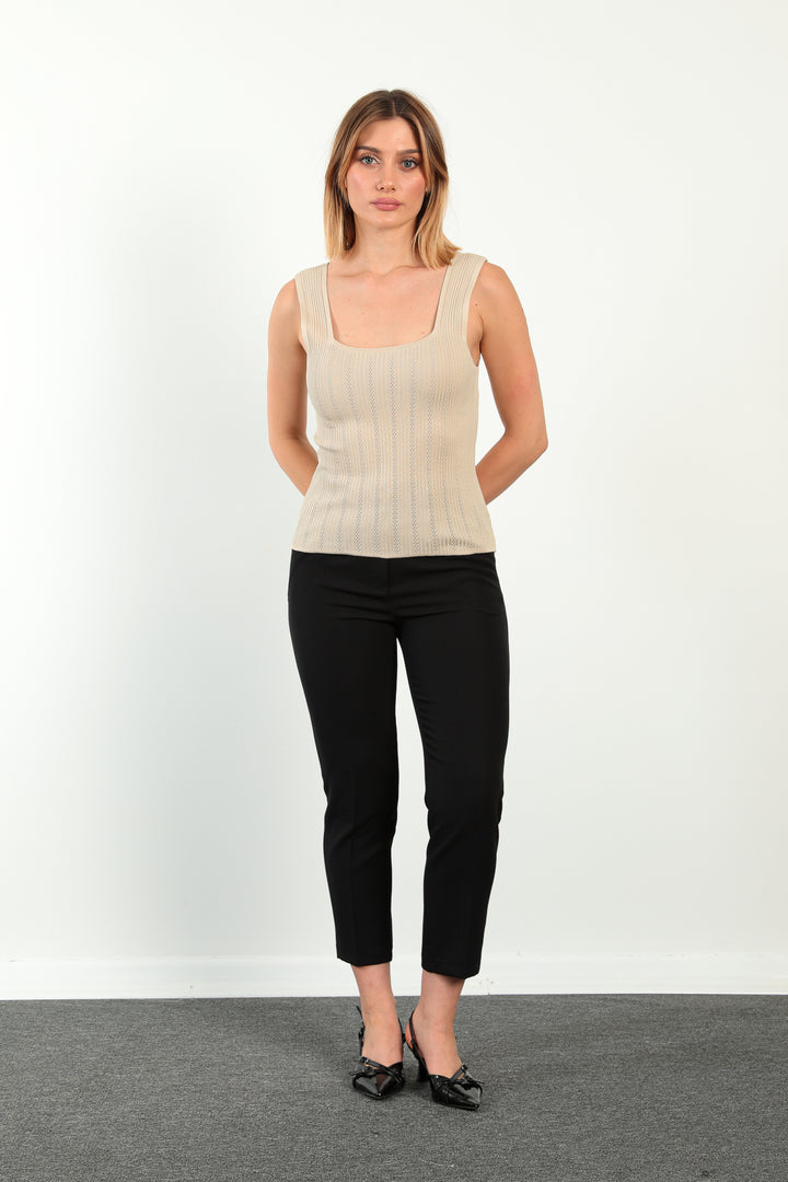 MPL Women's Square Neck Knit Tank Top 5261 - Orizaba