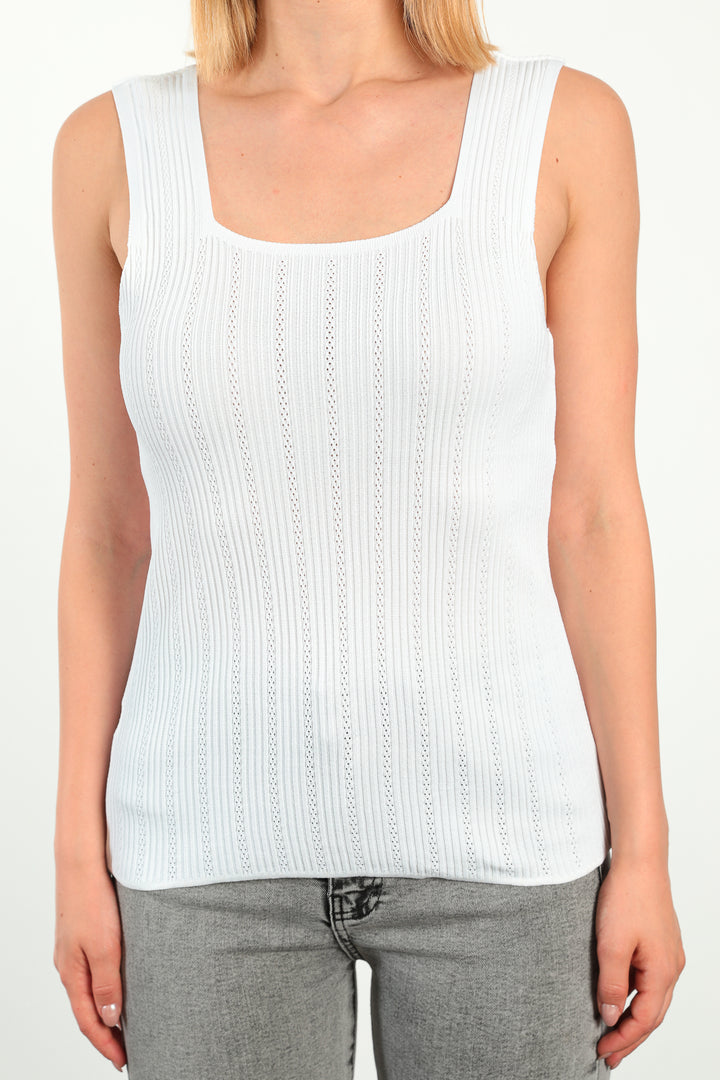 MPL Women's Square Neck Knit Tank Top 5333 - Smethwick