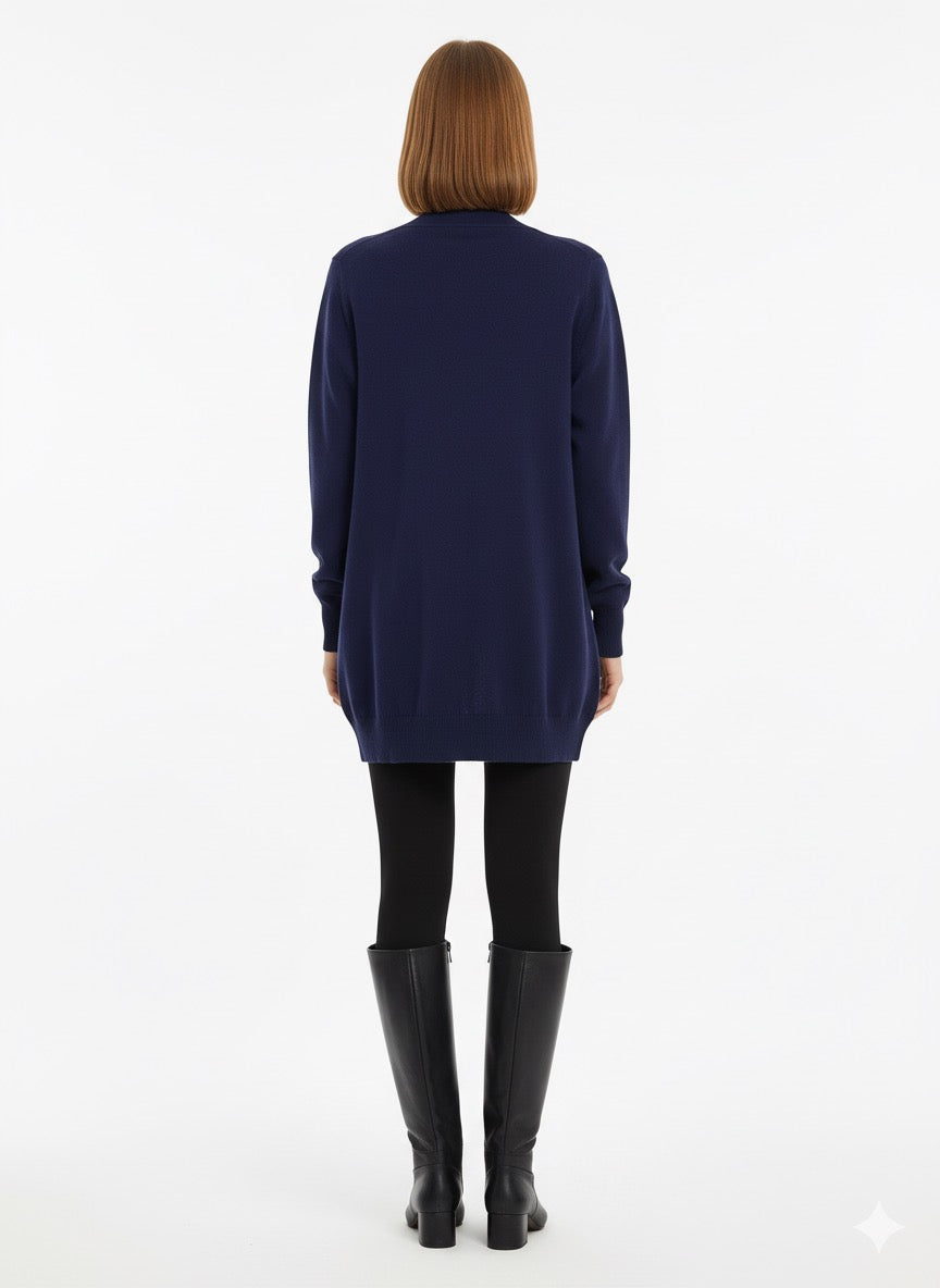 MPL Woman's Pocketed Loose Cardigan 5574 - Hatfield