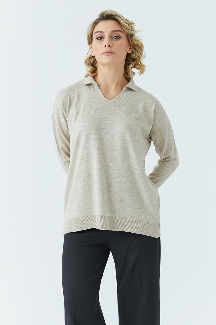 MPL Women's Polo Neck Sweater 5424 - Tuxpan