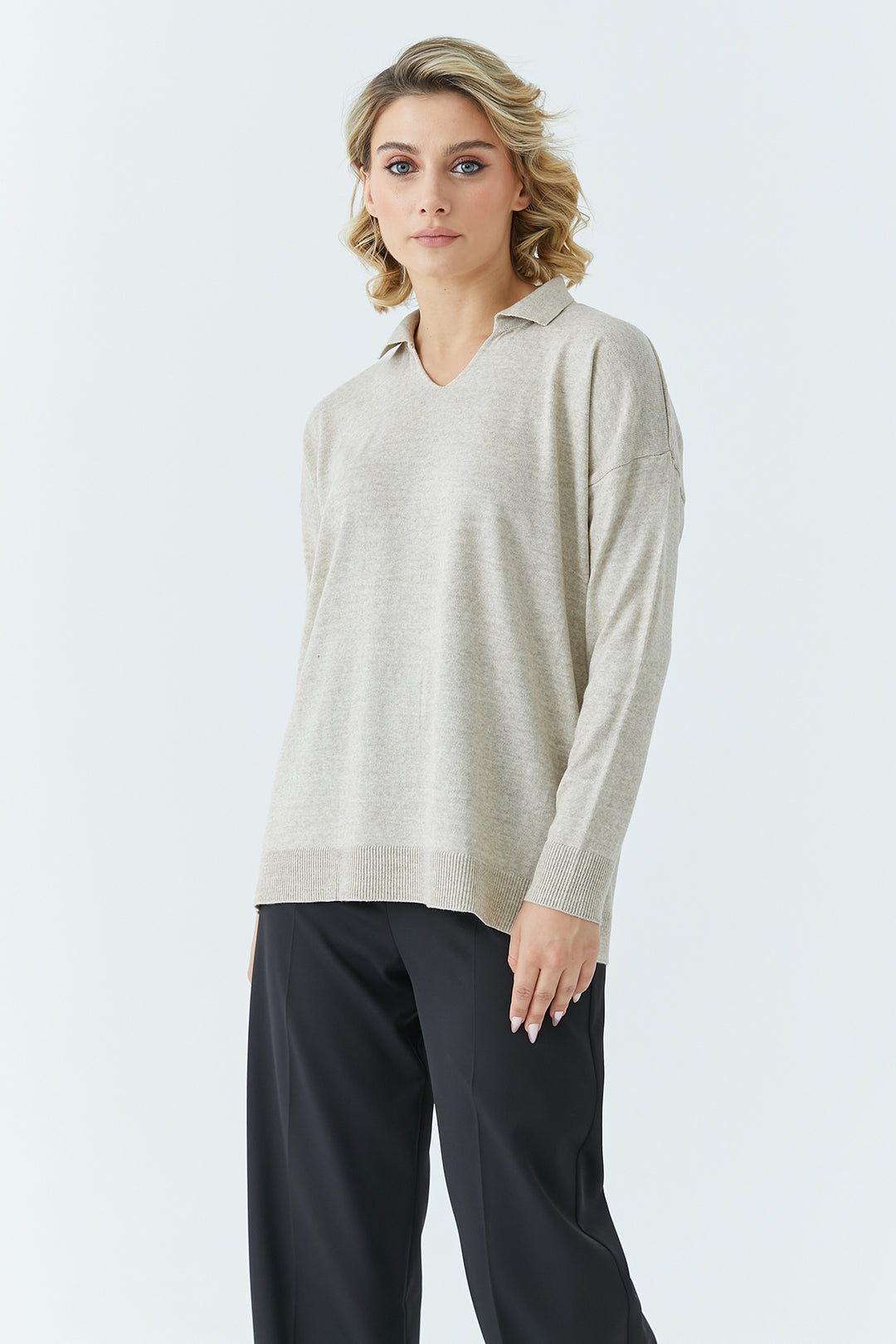 MPL Women's Polo Neck Sweater 5424 - Tuxpan