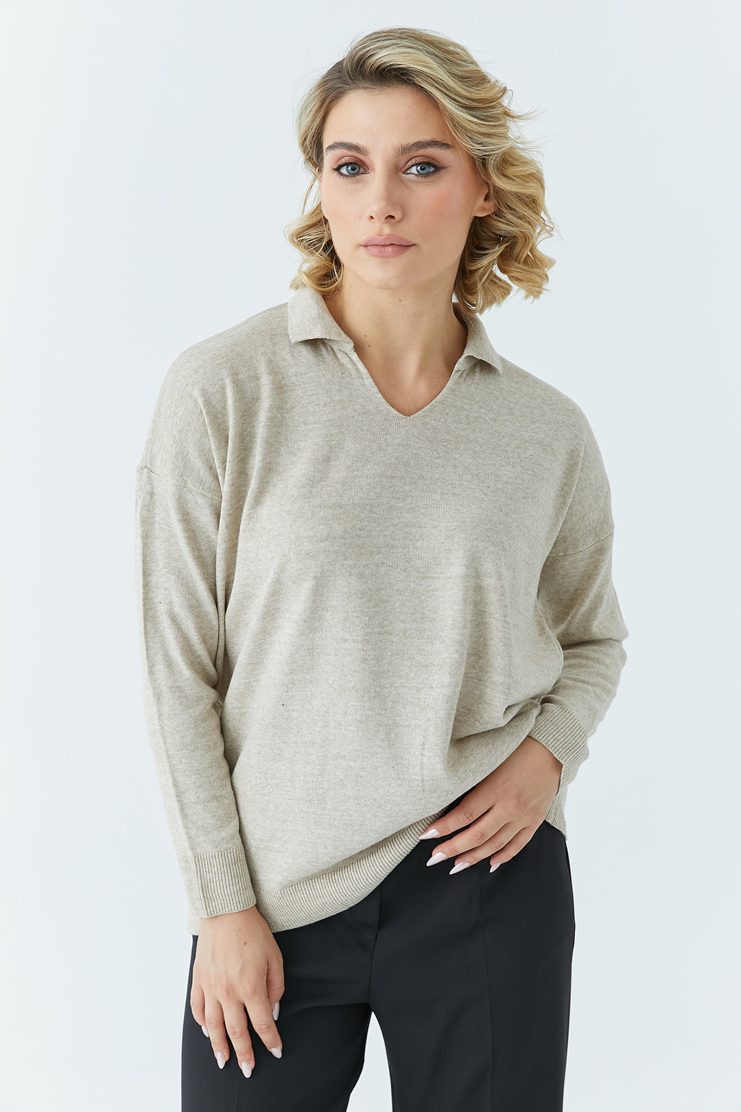 MPL Women's Polo Neck Sweater 5424 - Tuxpan