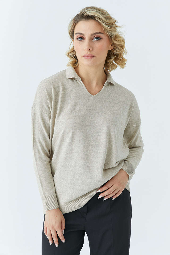 MPL Women's Polo Neck Sweater 5424 - Tuxpan
