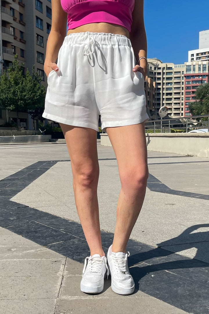 MPL Woman Thick Belted Shorts - Limbiate
