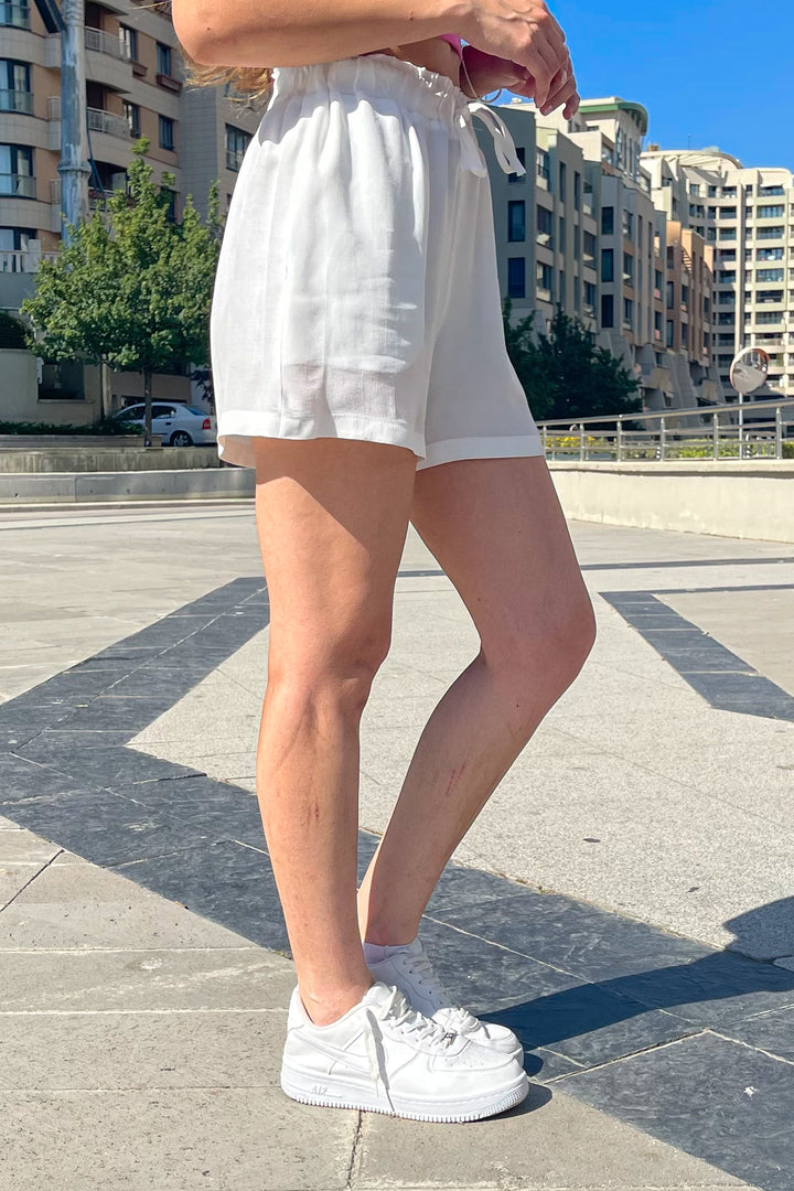 MPL Woman Thick Belted Shorts - Limbiate