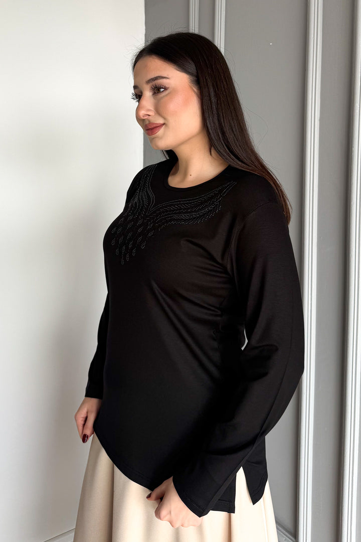 MPL Woman's Blouse with Stone Embroidery 01 - San Antonio Abad
