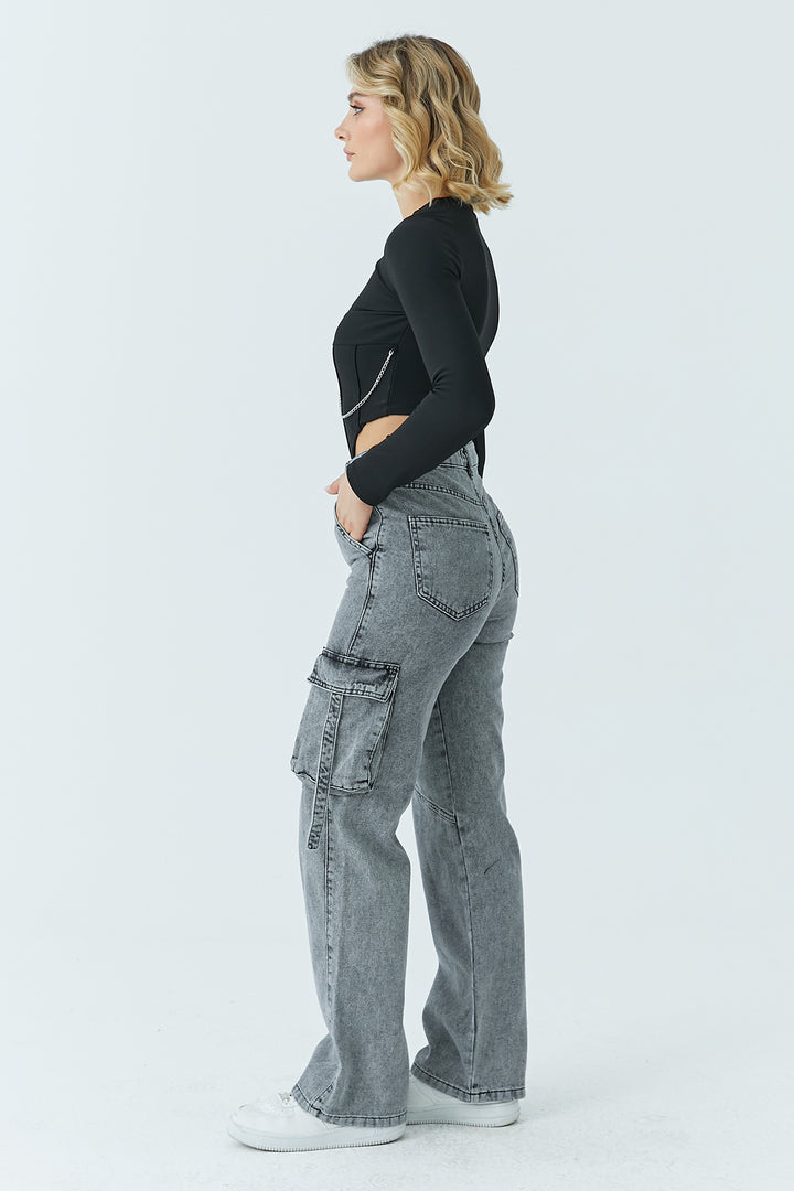 MPL Women's Cargo Pocket Pants with Cord 2300 - Coyotepec