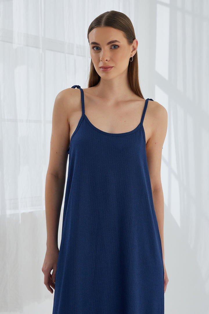 MPL Women's Ruched Dress with String Straps 5701 - La Ciotat