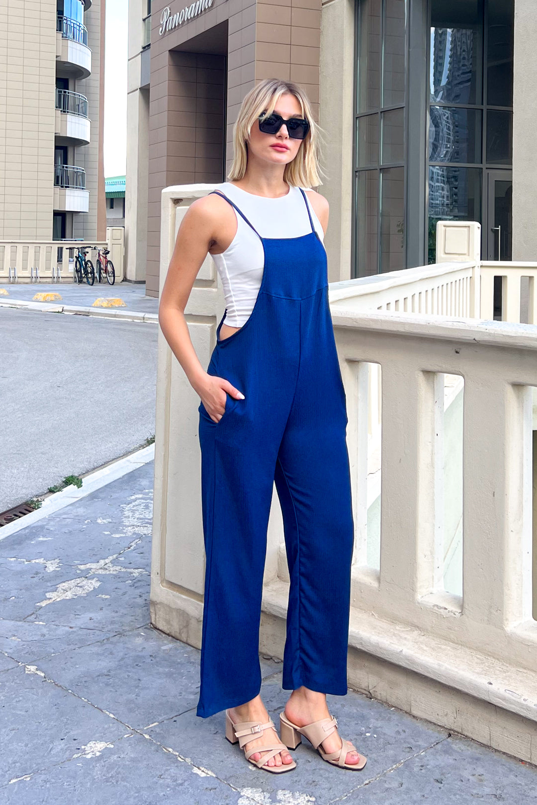 MPL Woman Gardener Overalls 5789 - White Rock