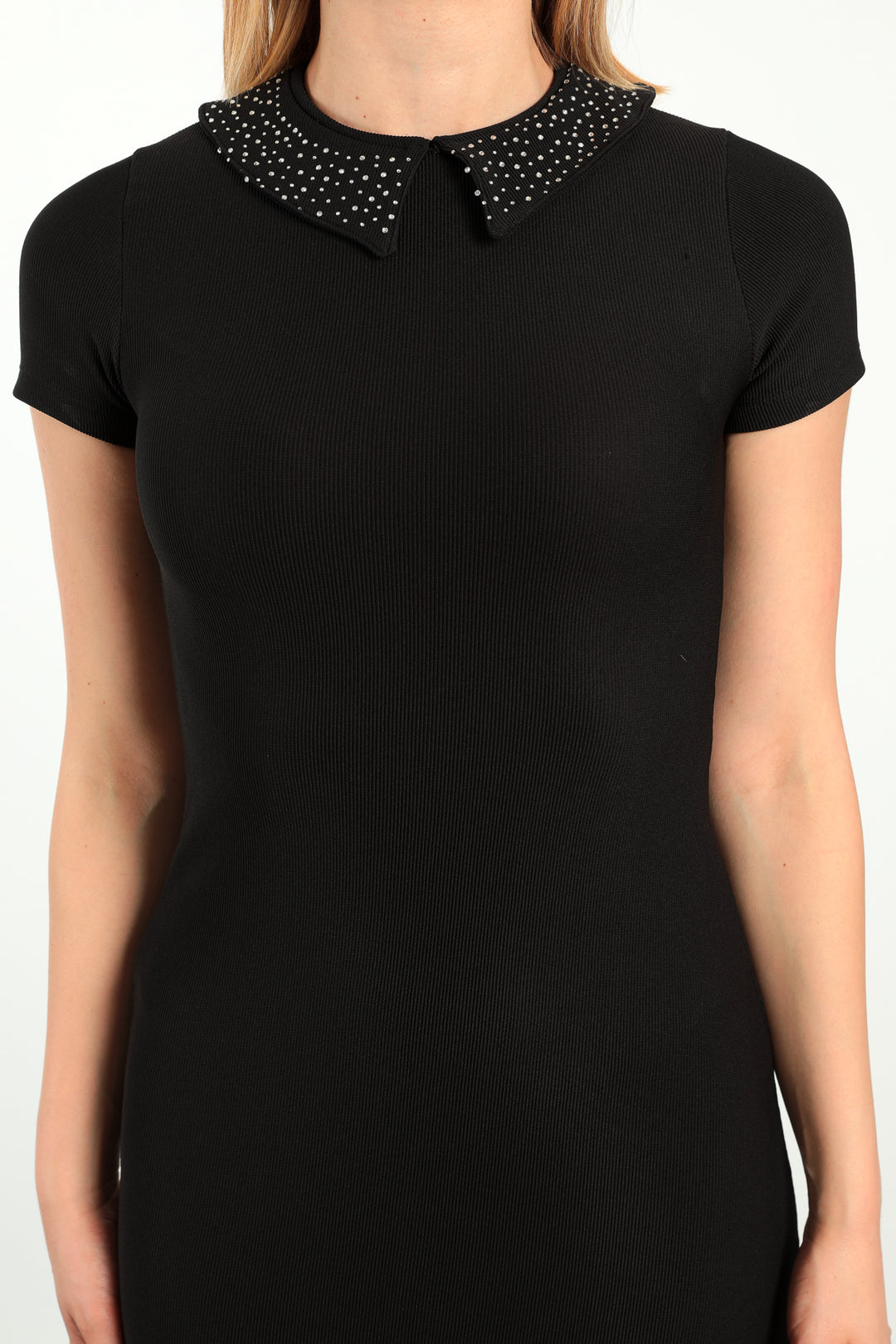 MPL Women's Beaded Collar Dress 1974 - Addison