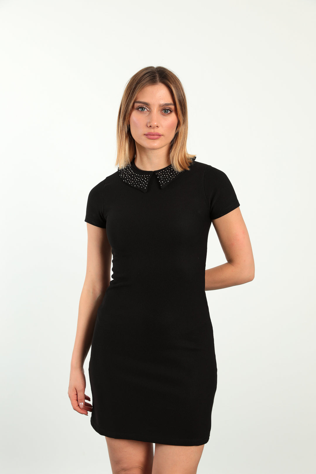 MPL Women's Beaded Collar Dress 1974 - Addison