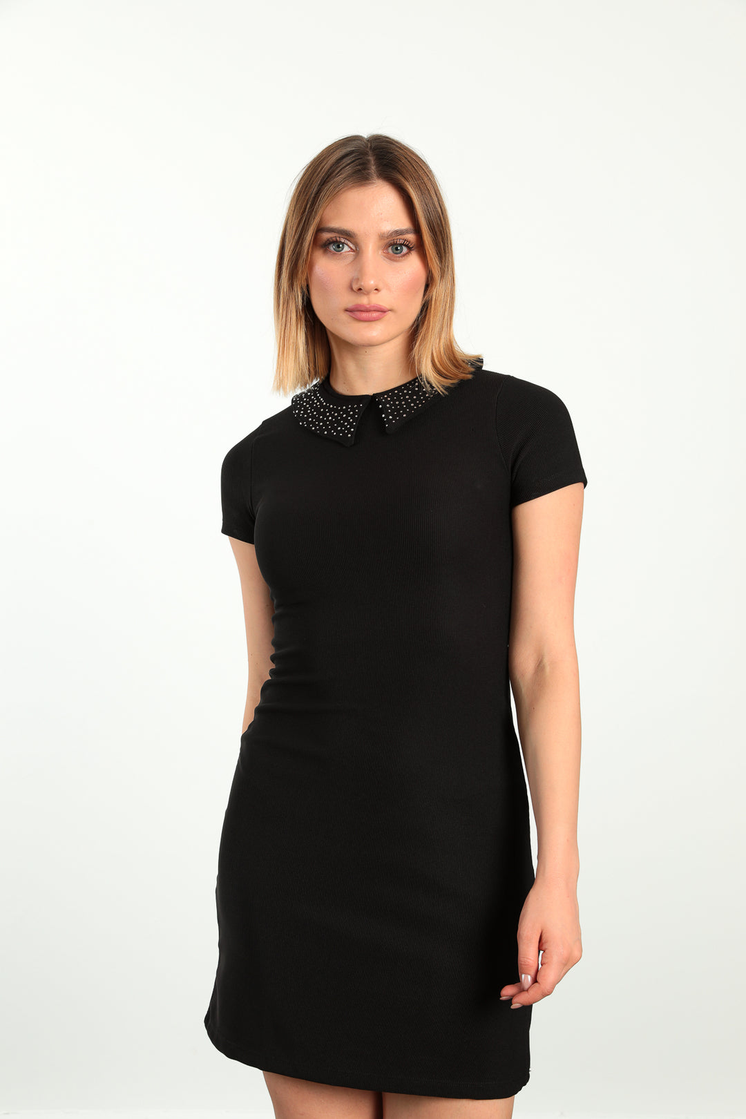 MPL Women's Beaded Collar Dress 1974 - Addison