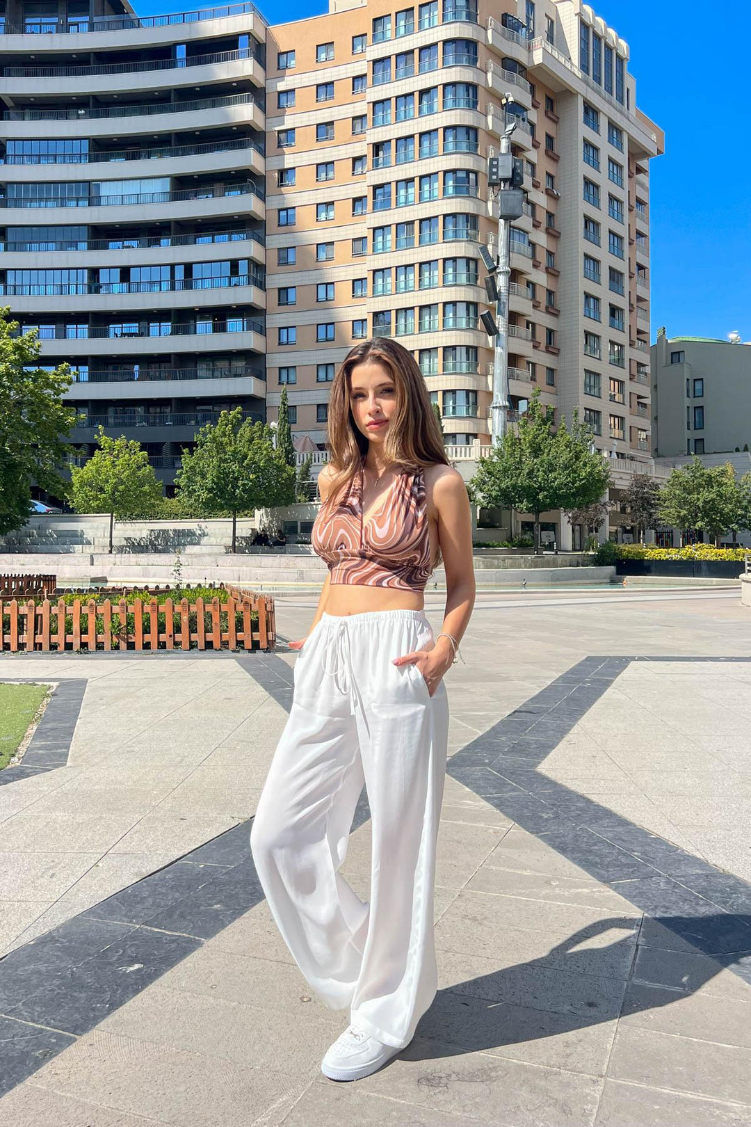 MPL Woman Thick Belt Pants - Cartagena