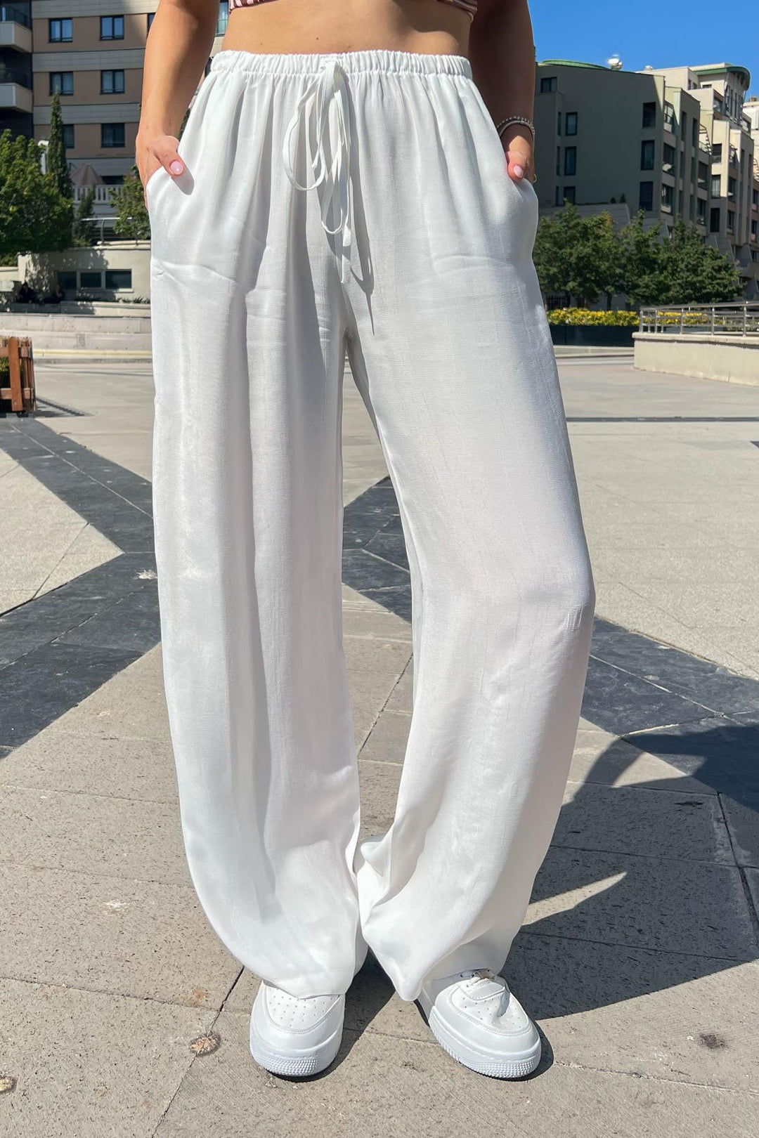 MPL Woman Thick Belt Pants - Cartagena