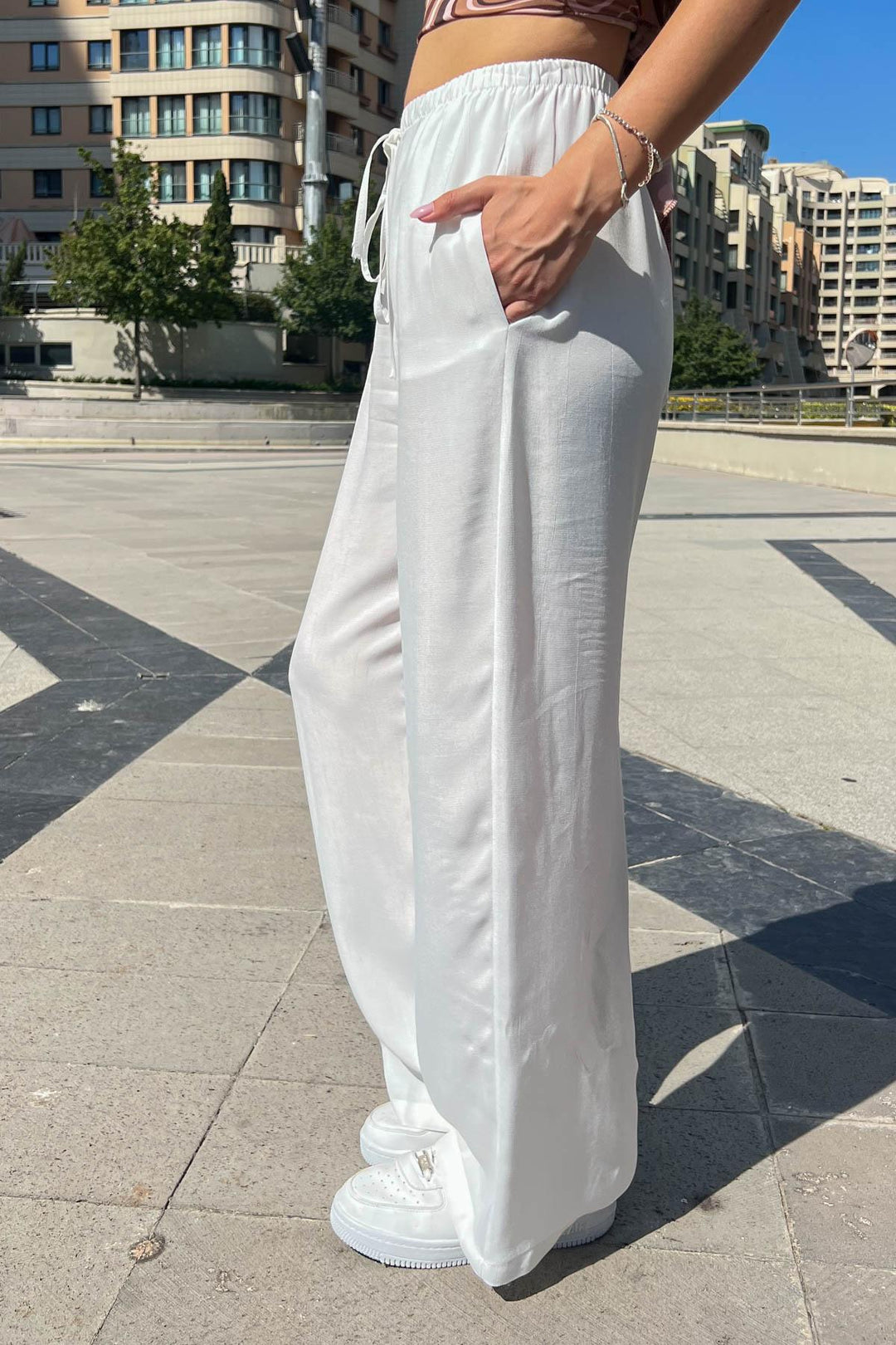 MPL Woman Thick Belt Pants - Cartagena