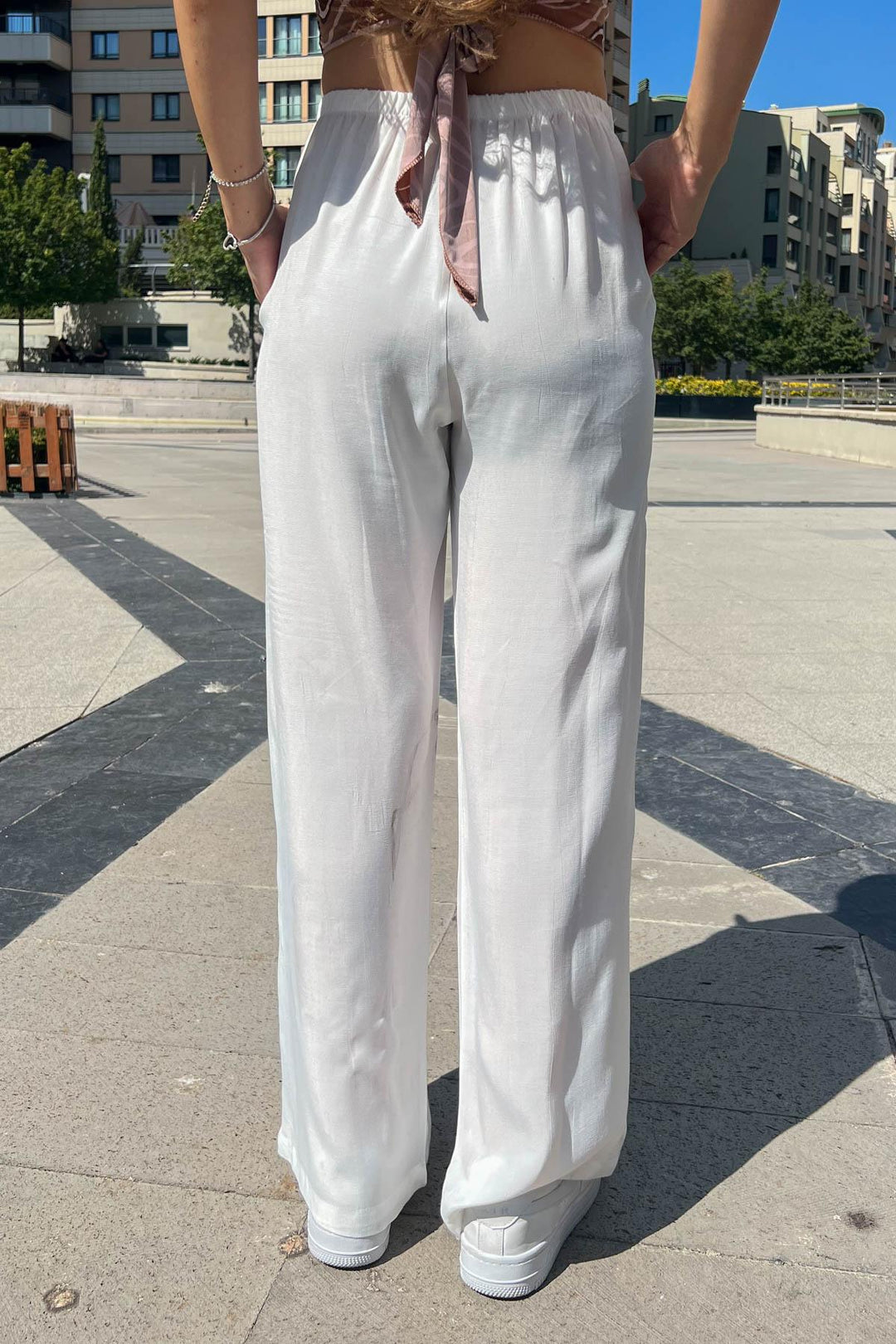 MPL Woman Thick Belt Pants - Cartagena