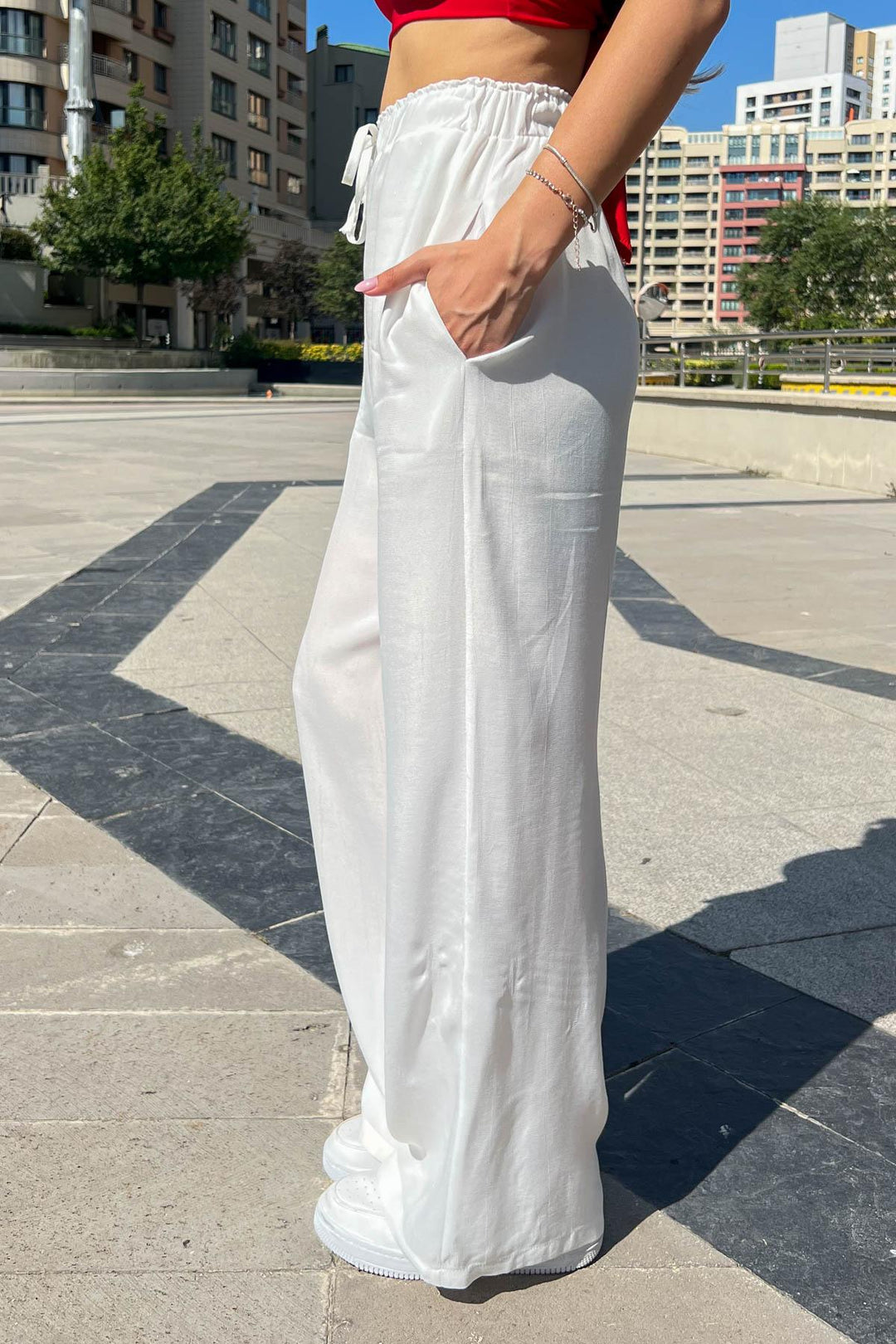 MPL Woman Thick Belt Pants - San Leandro