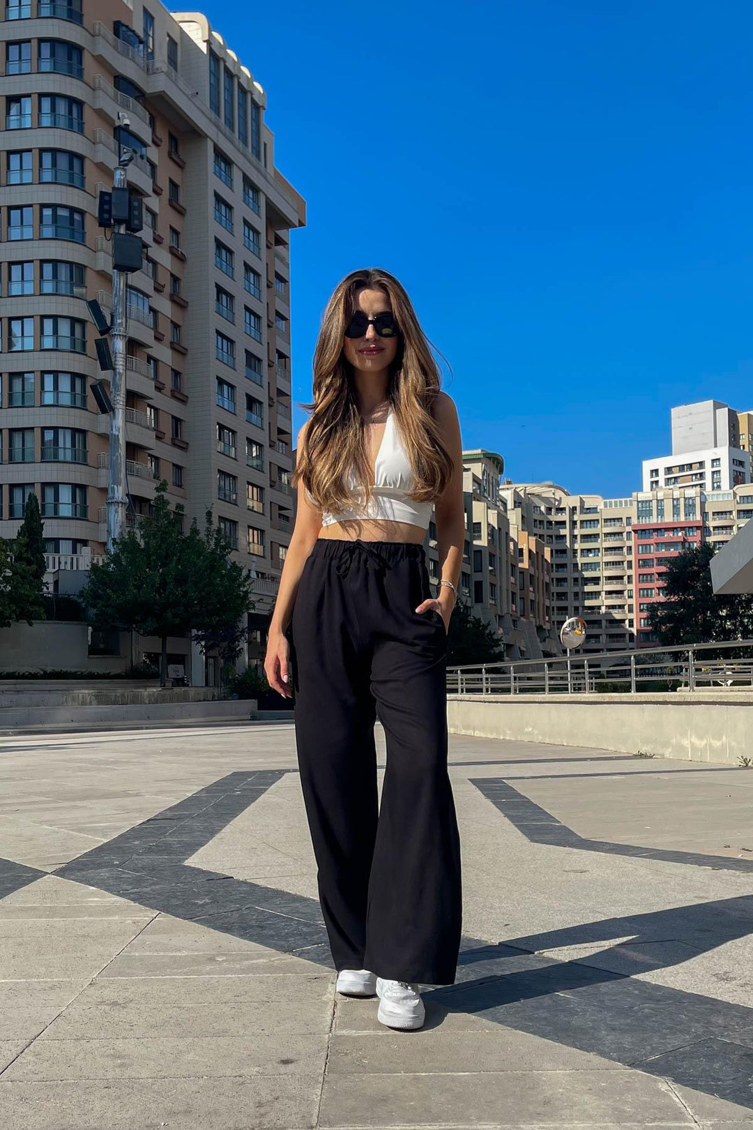 MPL Woman Thick Belt Pants - Tourcoing