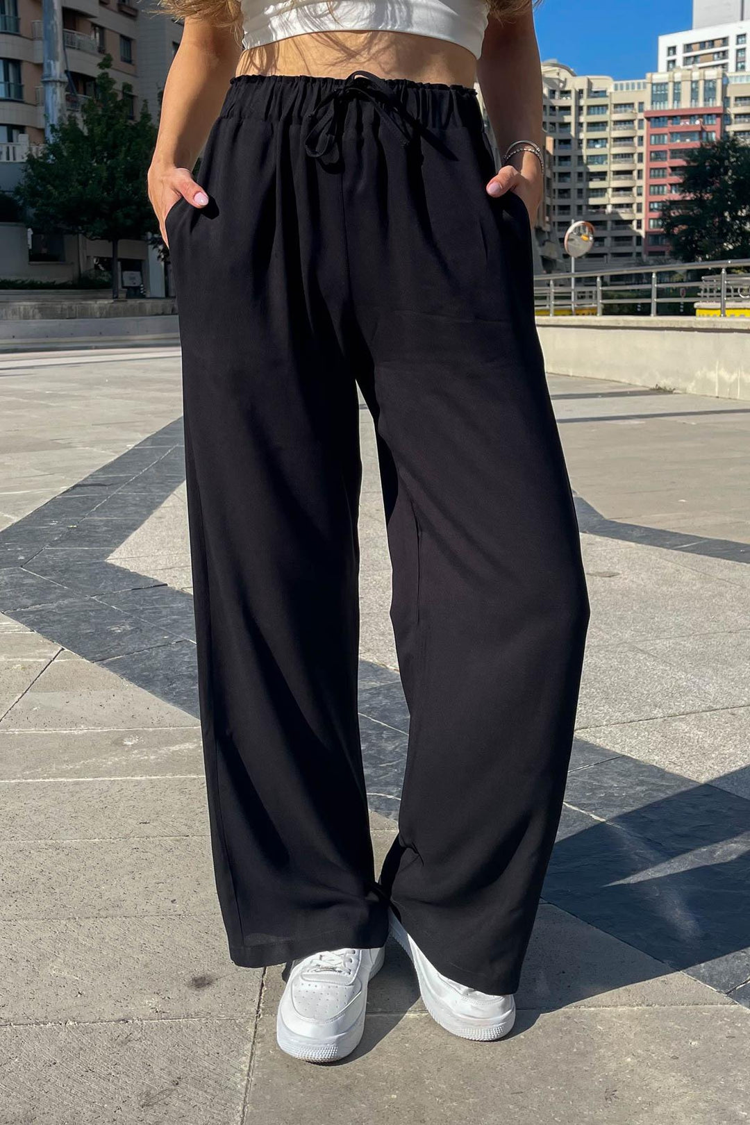 MPL Woman Thick Belt Pants - Tourcoing