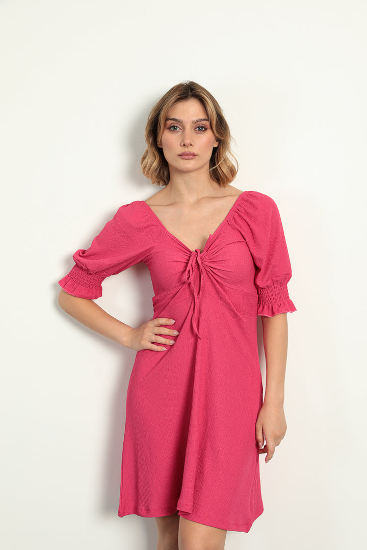 MPL Women's Ruched Front Elastic Sleeve Dress 5034 - Alcalá de Guadaira
