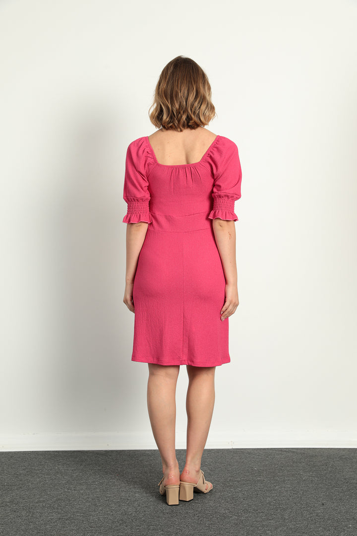 MPL Women's Ruched Front Elastic Sleeve Dress 5034 - Alcalá de Guadaira