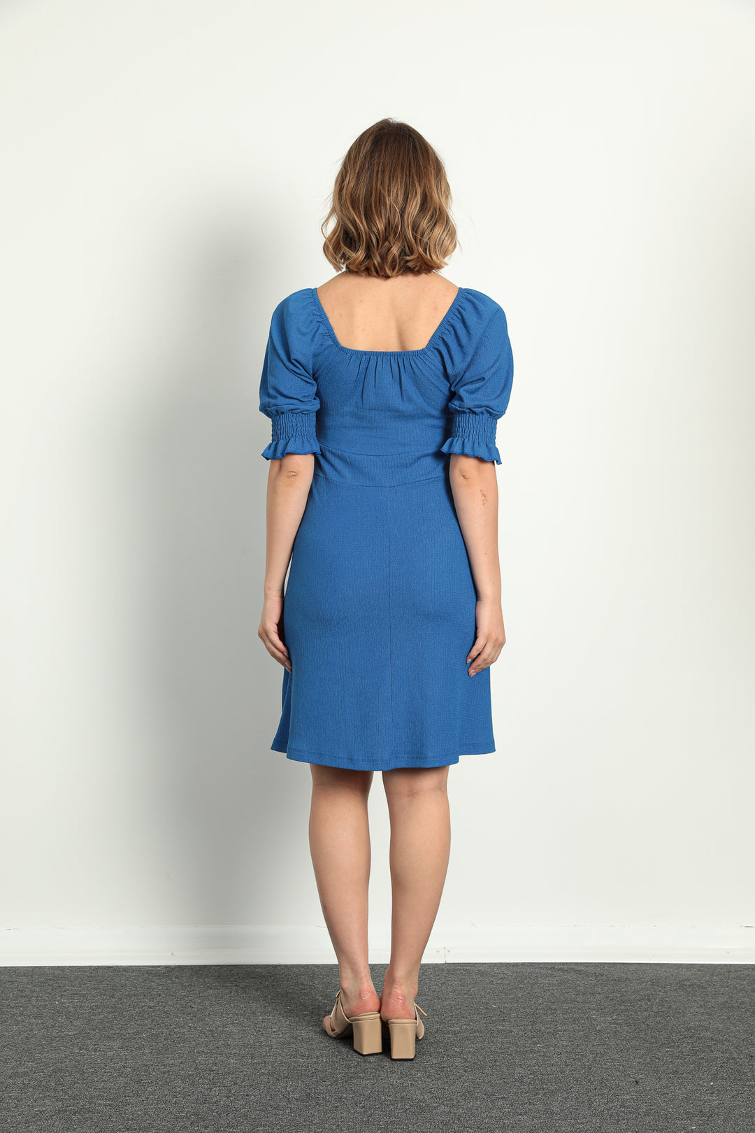 MPL Women's Ruched Front Elastic Sleeve Dress 5034 - Rotterdam