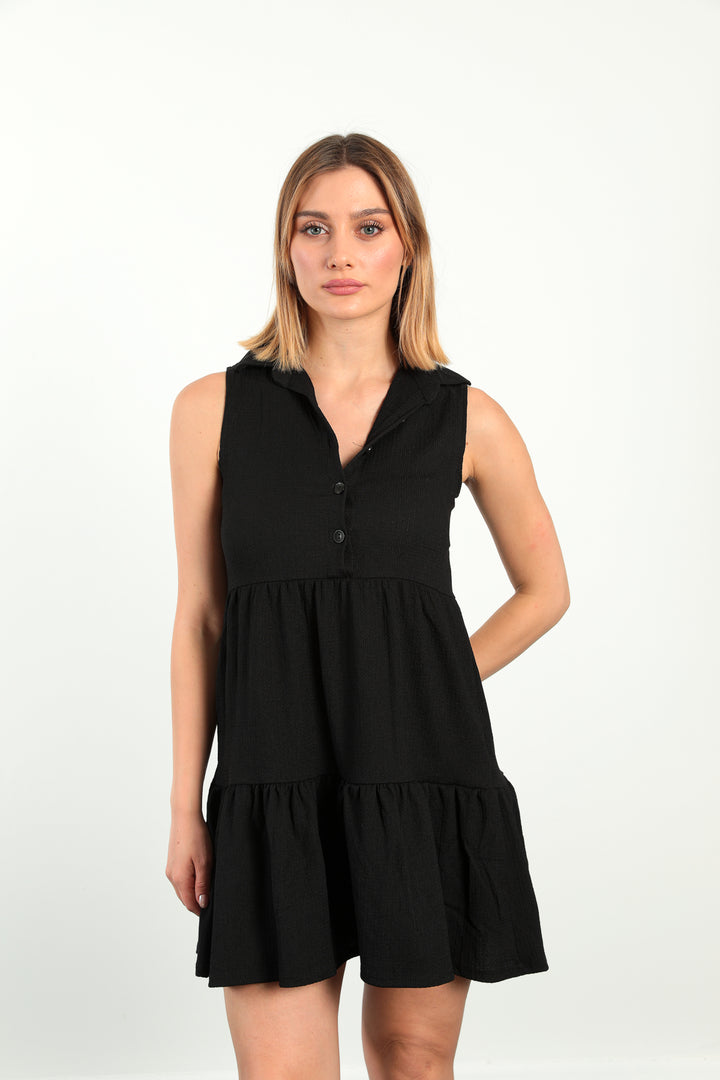 MPL Women's Front Buttoned Polo Neck Dress 5599 - Altrincham